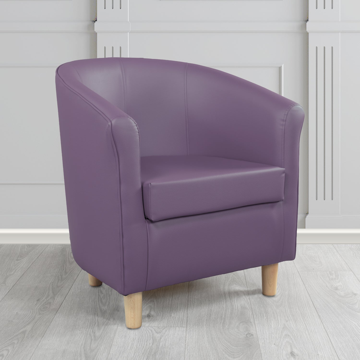 Tuscany Tub Chair in Memphis Antimicrobial Crib 5 Contract Faux Leather