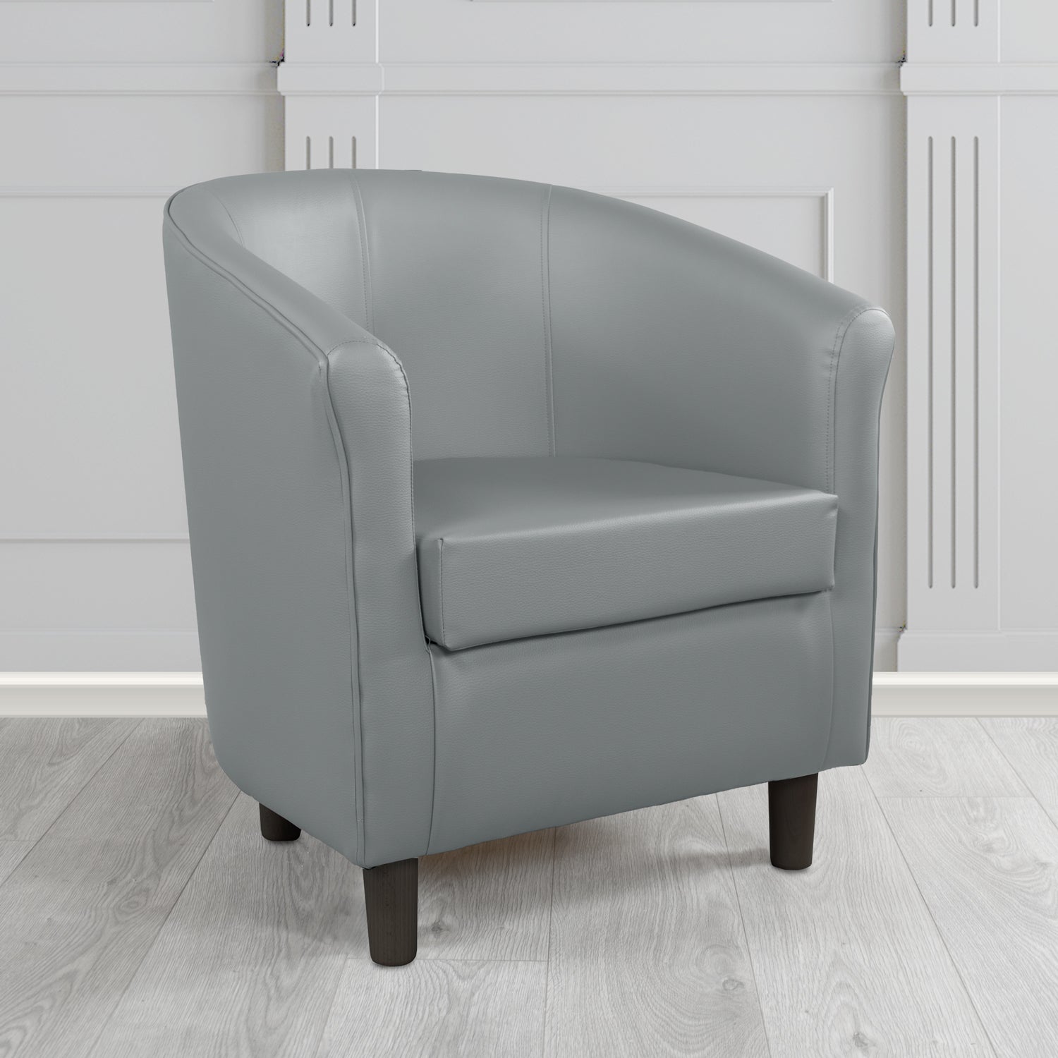 Tuscany Tub Chair in Memphis Antimicrobial Crib 5 Contract Faux Leather