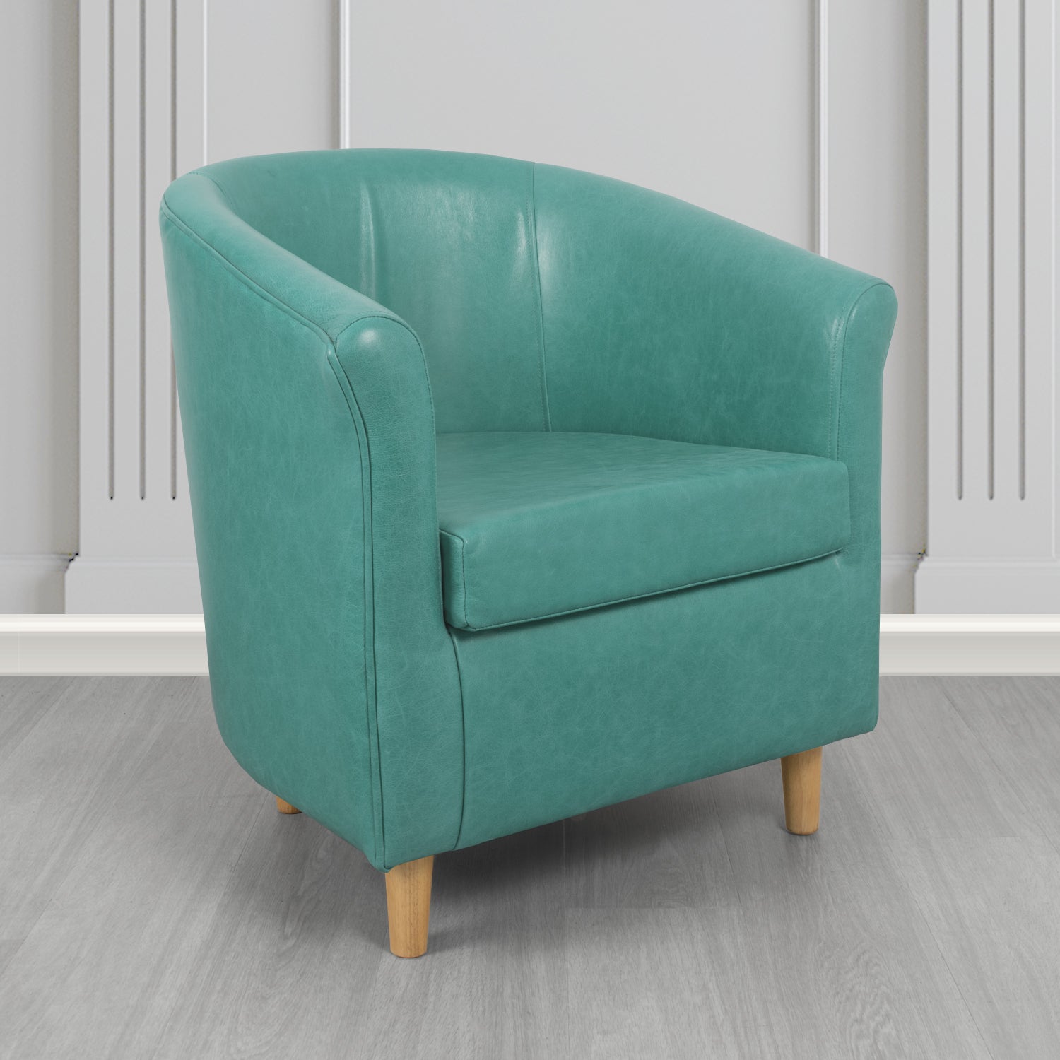 Tuscany Tub Chair in Crest Leather Old English Crib 5 Genuine Leather