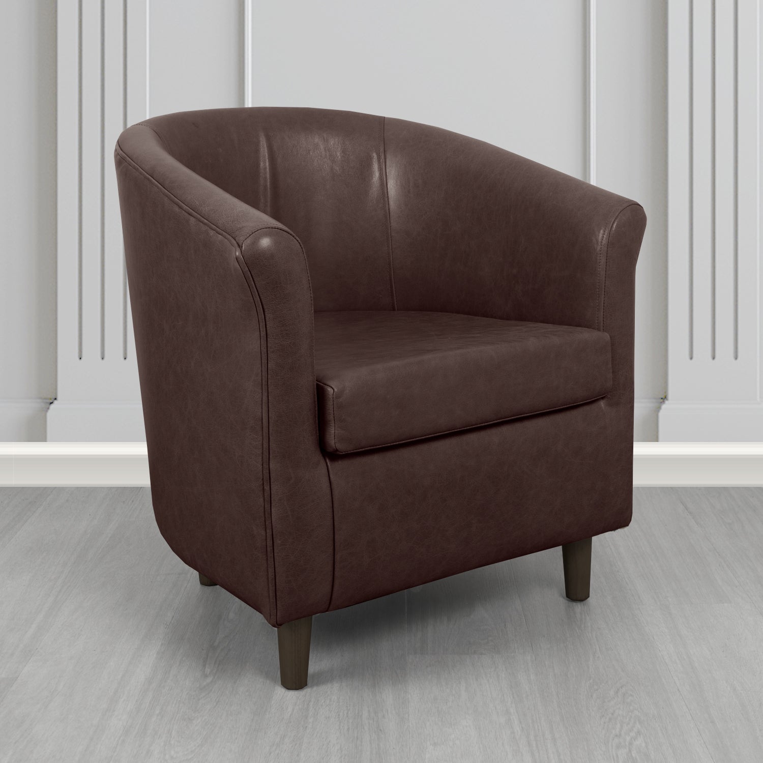 Tuscany Tub Chair in Crib 5 Old English Genuine Leather