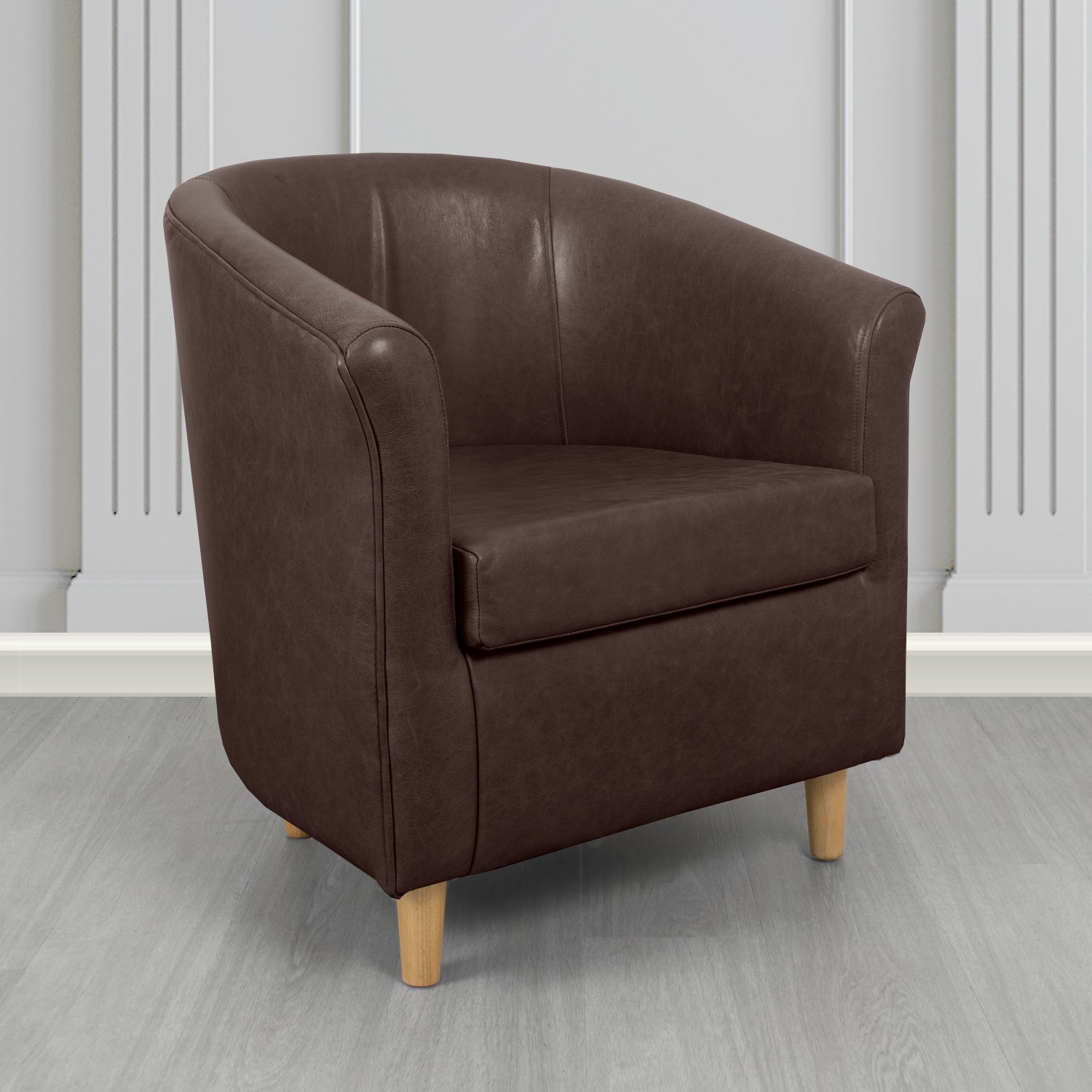 Tuscany Tub Chair in Crib 5 Old English Genuine Leather