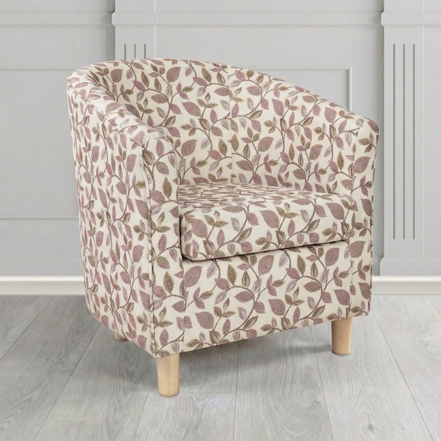 Tuscany Tub Chair in Porter and Stone Vercelli Floral Fabric