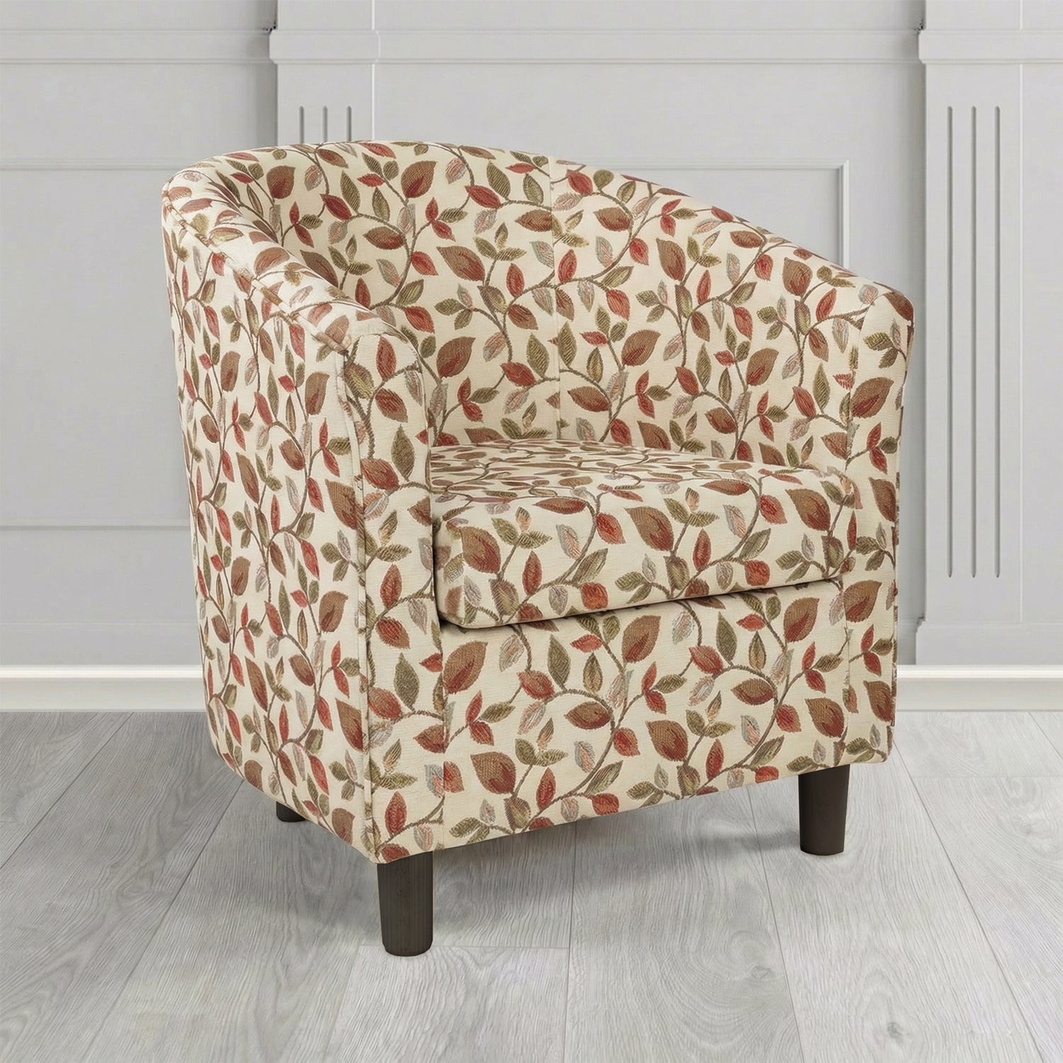 Tuscany Tub Chair in Porter and Stone Vercelli Floral Fabric