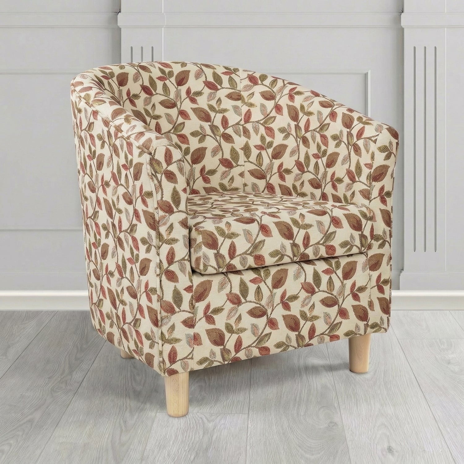 Tuscany Tub Chair in Porter and Stone Vercelli Floral Fabric