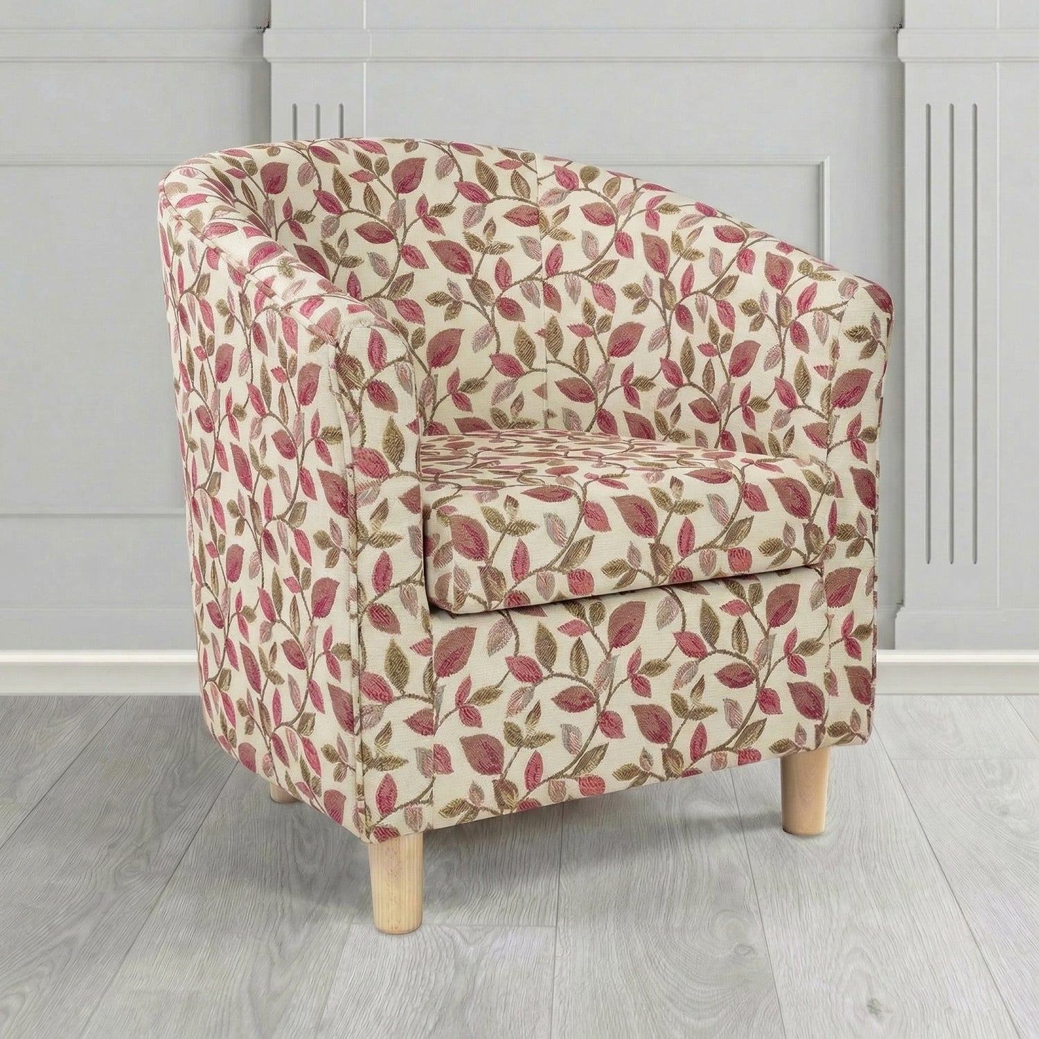 Tuscany Tub Chair in Porter and Stone Vercelli Floral Fabric