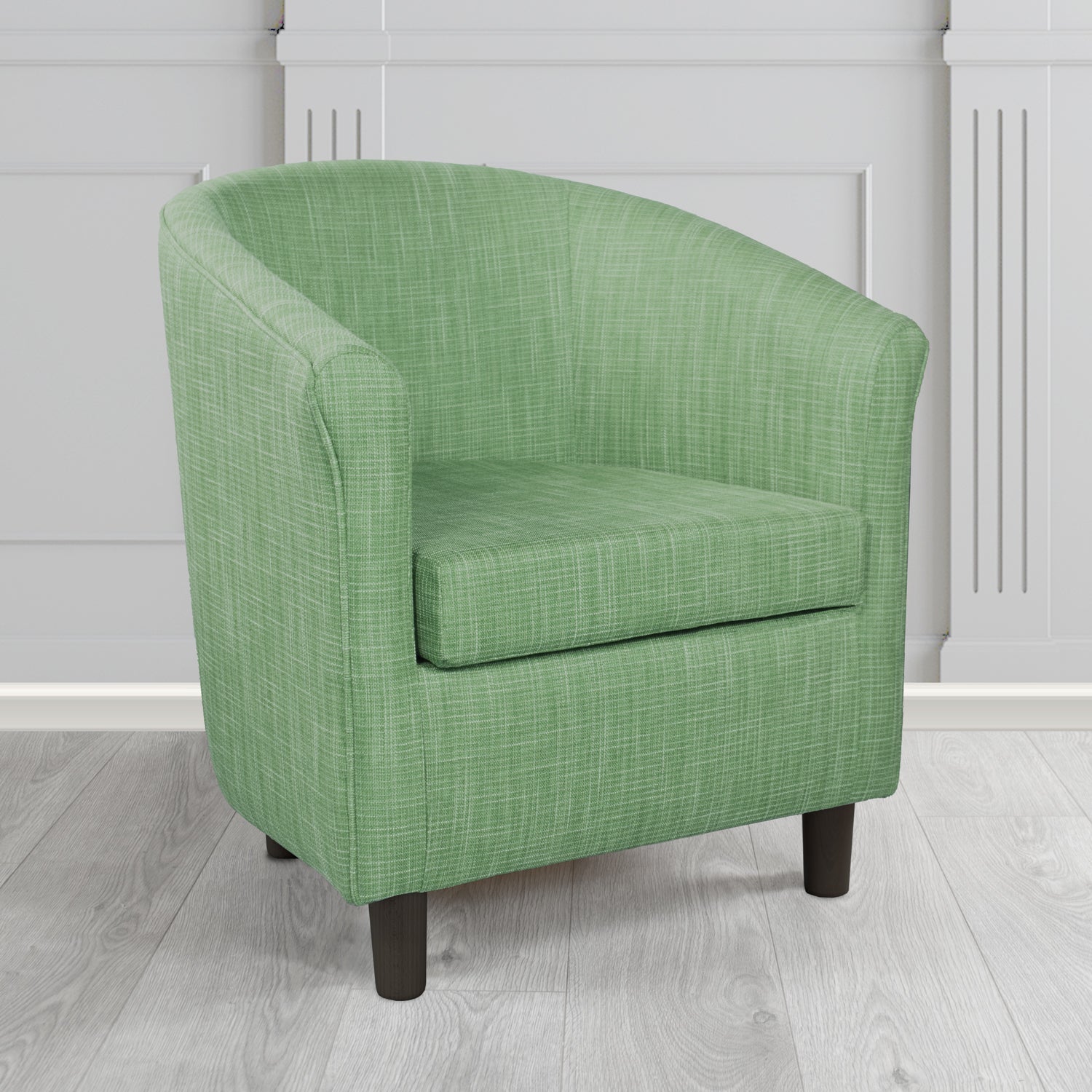 Tuscany Tub Chair in Chieftain Fabrics Ravel Contract Crib 5 Fabric - Antimicrobial & Water-Resistant
