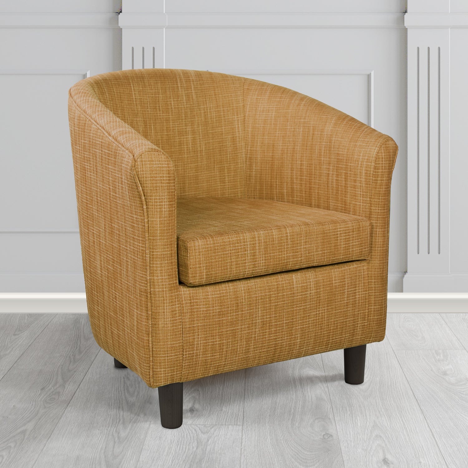 Tuscany Tub Chair in Chieftain Fabrics Ravel Contract Crib 5 Fabric - Antimicrobial & Water-Resistant