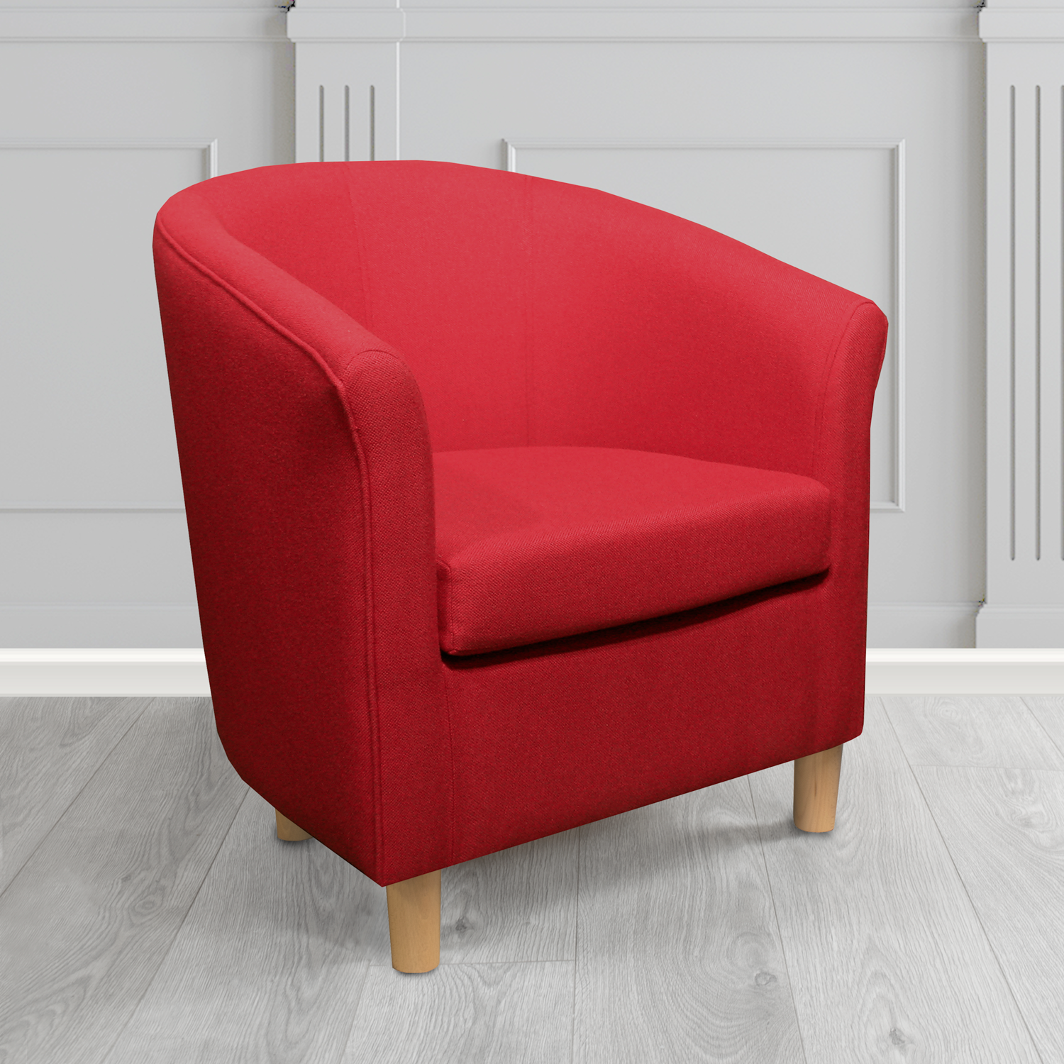 Tuscany Tub Chair in Mainline Plus Red IF011 Crib 5 Fabric