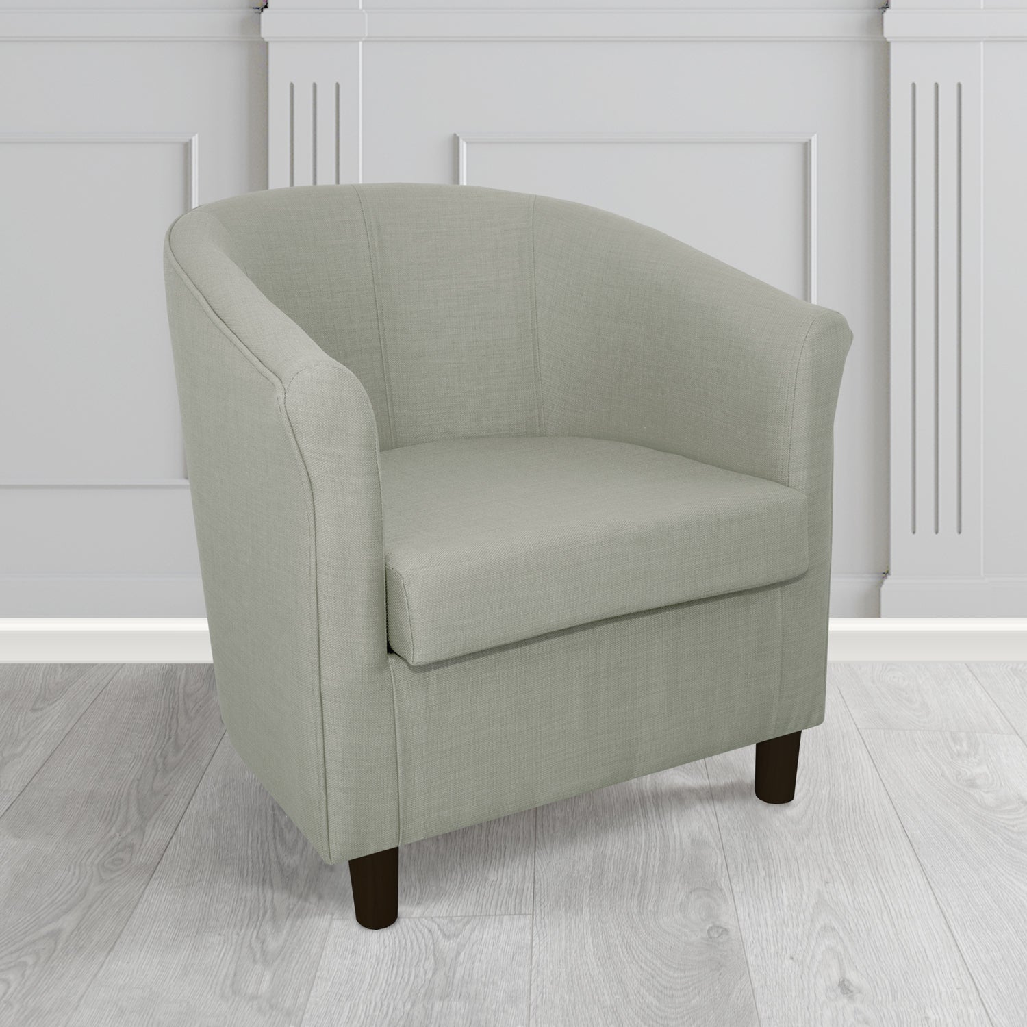 Tuscany Tub Chair in Romo Osumi Plain Cotton Blend Crib 5 Fabric