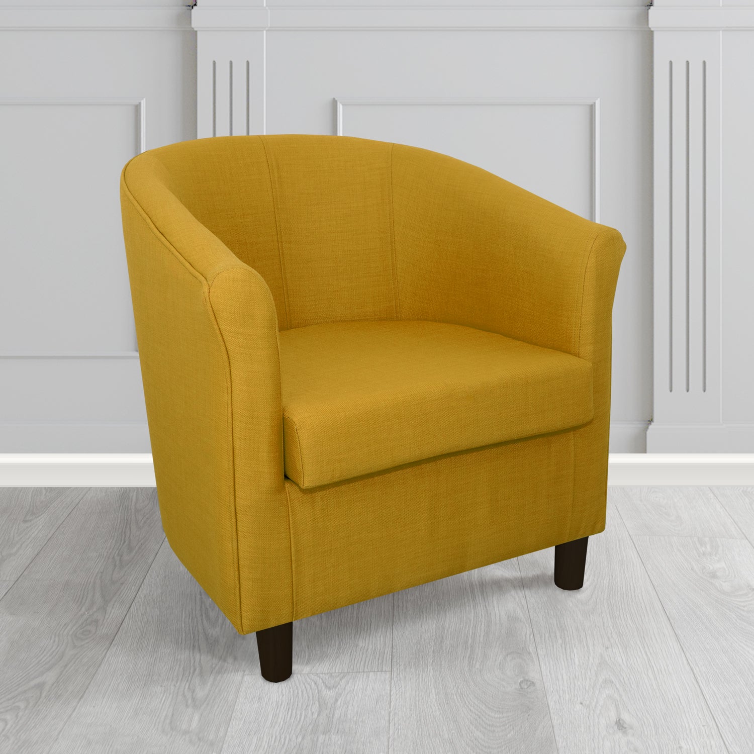 Tuscany Tub Chair in Romo Osumi Plain Cotton Blend Crib 5 Fabric