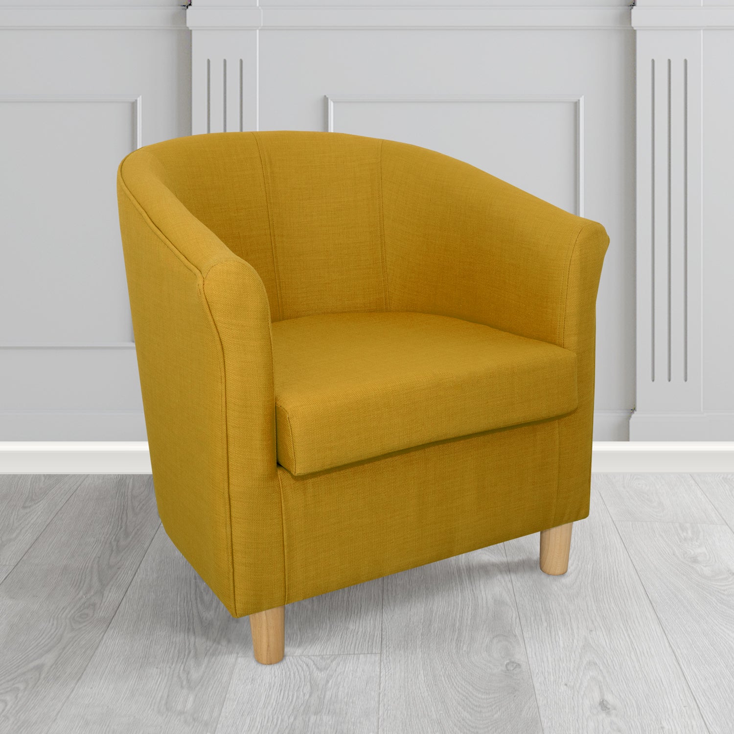 Tuscany Tub Chair in Romo Osumi Plain Cotton Blend Crib 5 Fabric