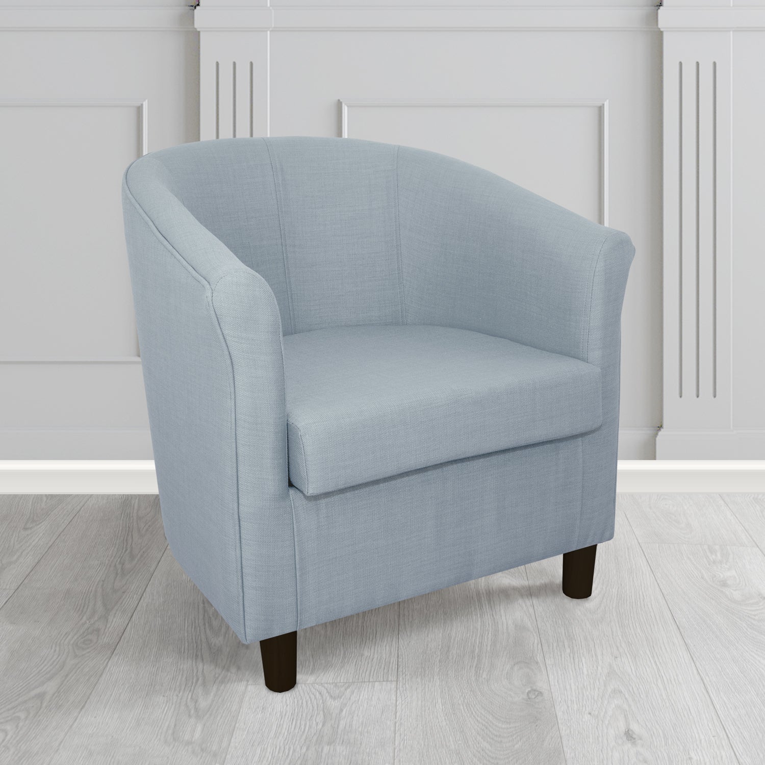 Tuscany Tub Chair in Romo Osumi Plain Cotton Blend Crib 5 Fabric