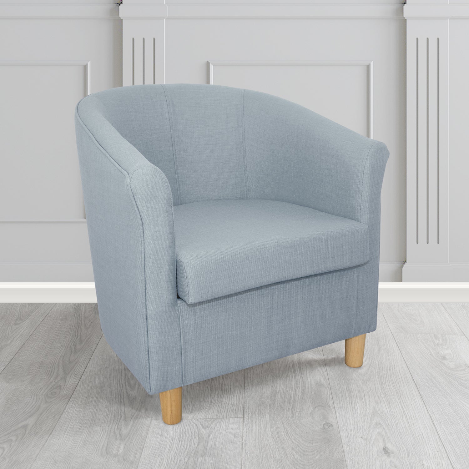 Tuscany Tub Chair in Romo Osumi Plain Cotton Blend Crib 5 Fabric