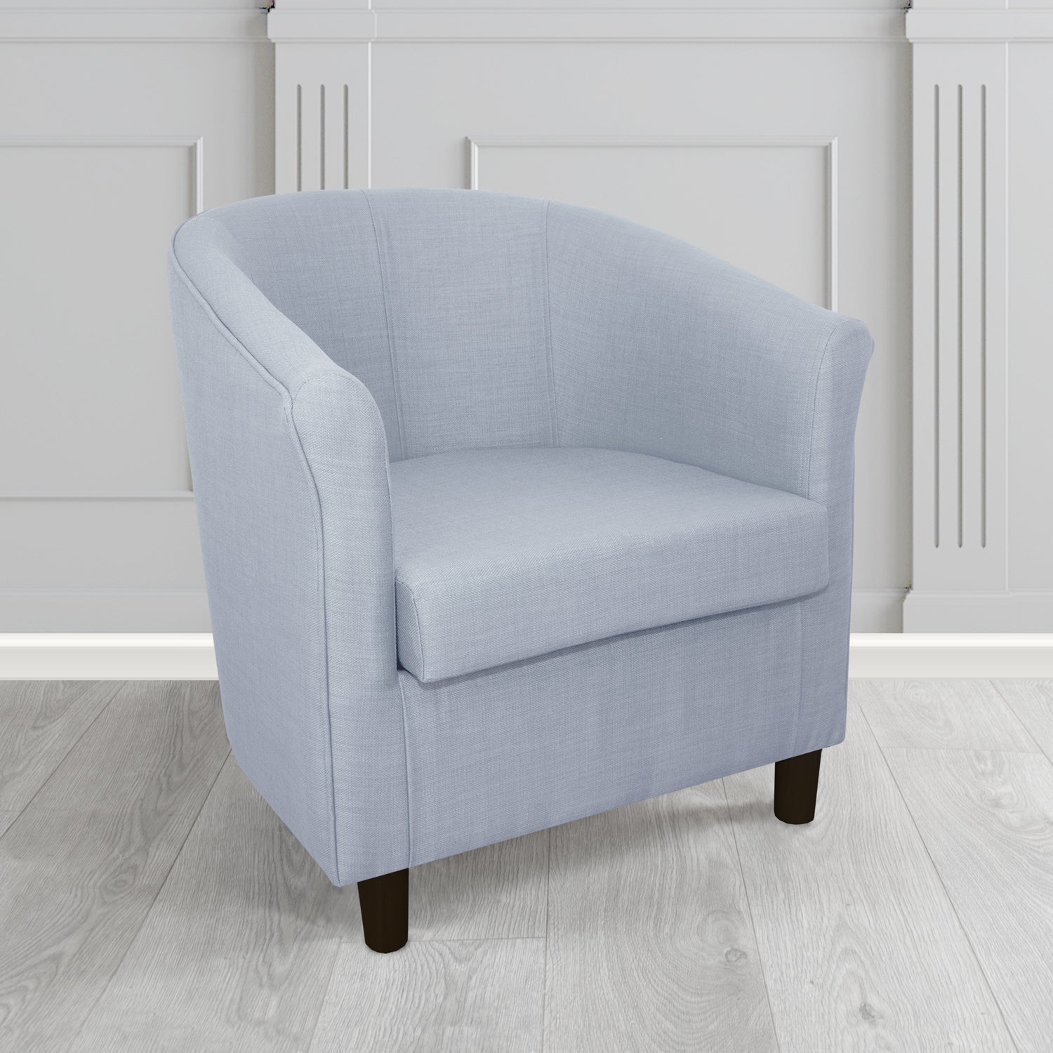 Tuscany Tub Chair in Romo Osumi Plain Cotton Blend Crib 5 Fabric