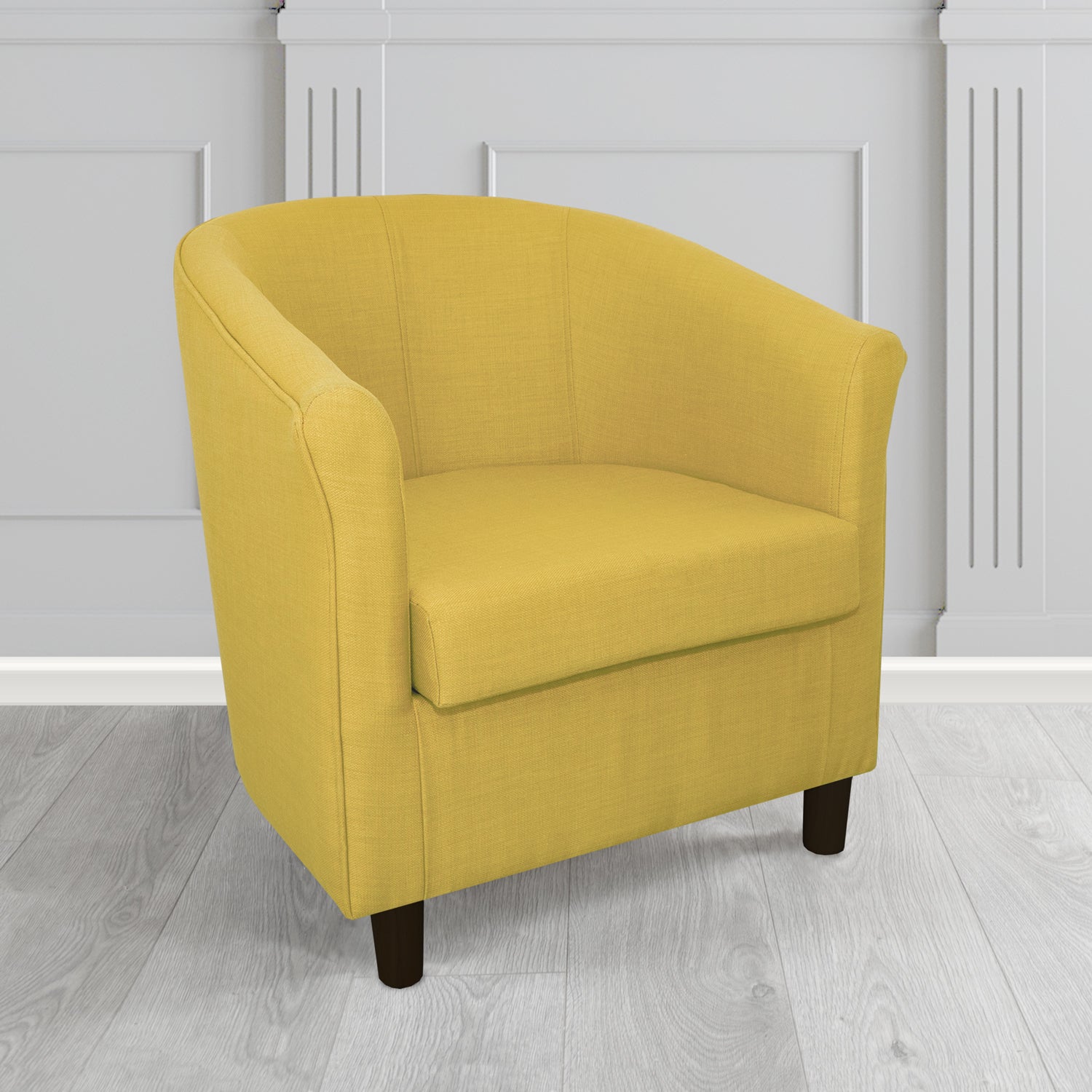 Tuscany Tub Chair in Romo Osumi Plain Cotton Blend Crib 5 Fabric