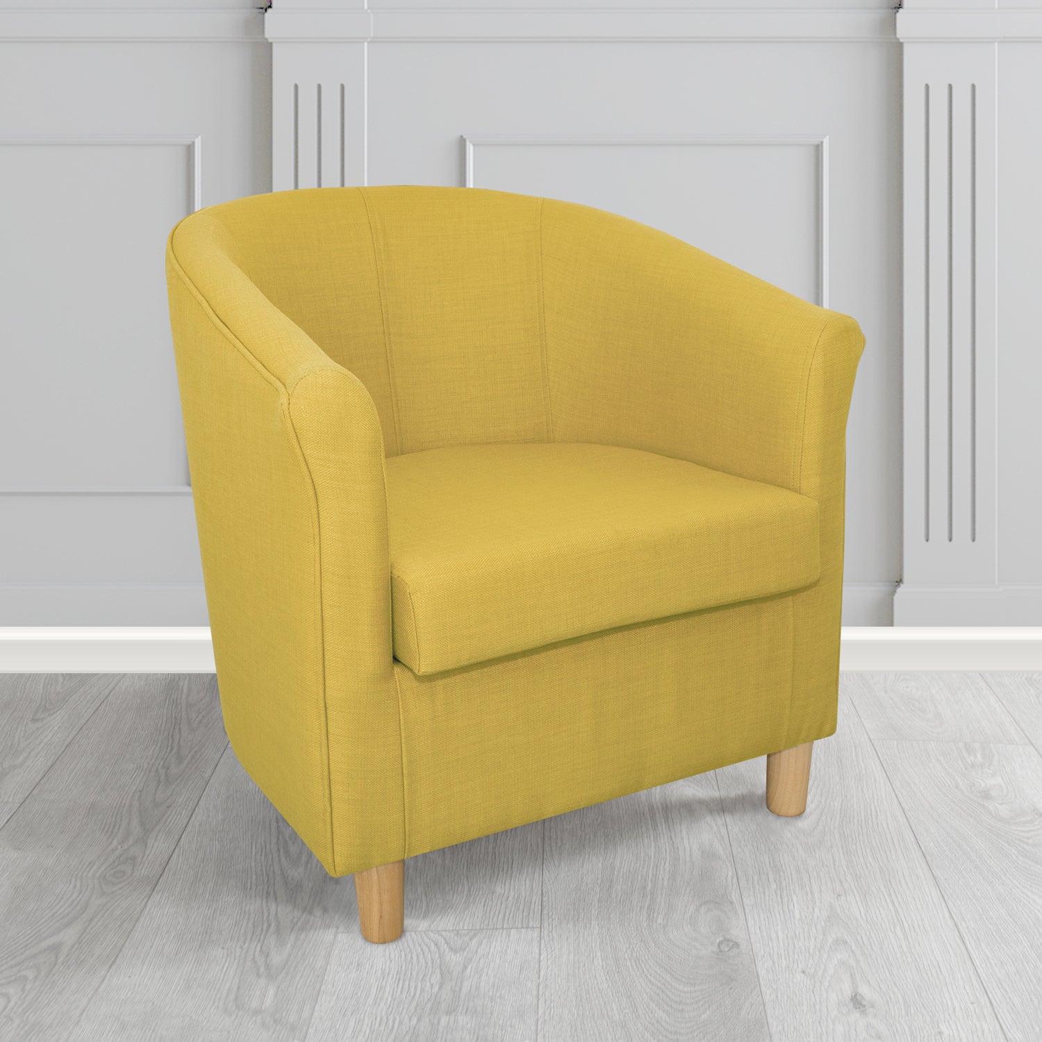 Tuscany Tub Chair in Romo Osumi Plain Cotton Blend Crib 5 Fabric