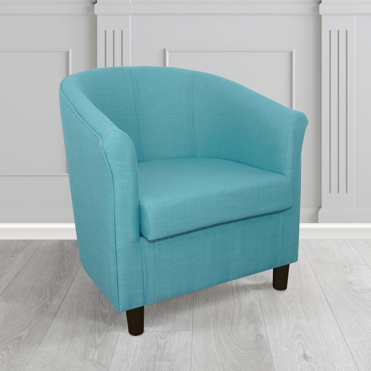 Tuscany Tub Chair in Romo Osumi Plain Cotton Blend Crib 5 Fabric