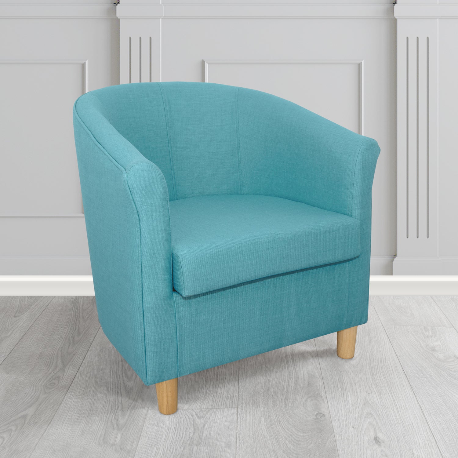 Tuscany Tub Chair in Romo Osumi Plain Cotton Blend Crib 5 Fabric