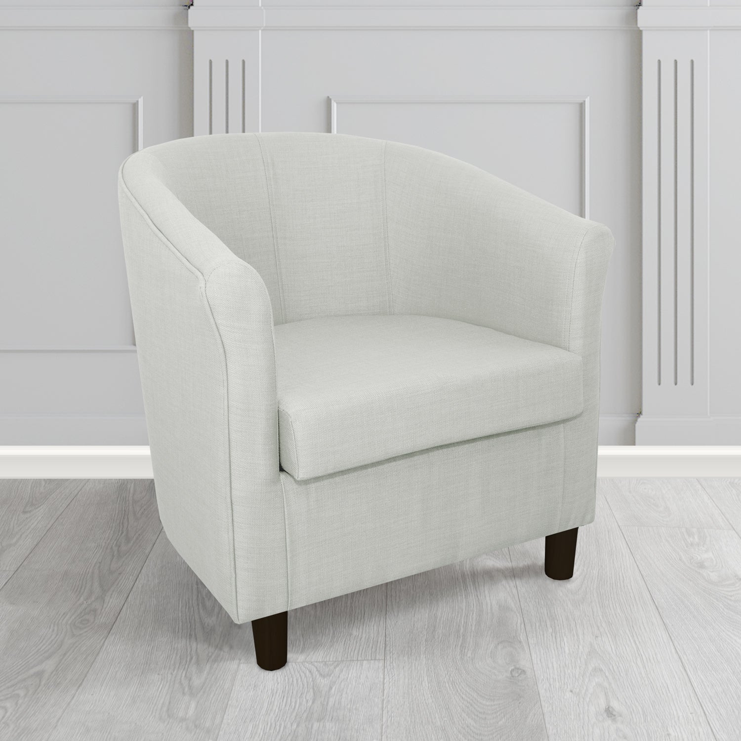 Tuscany Tub Chair in Romo Osumi Plain Cotton Blend Crib 5 Fabric