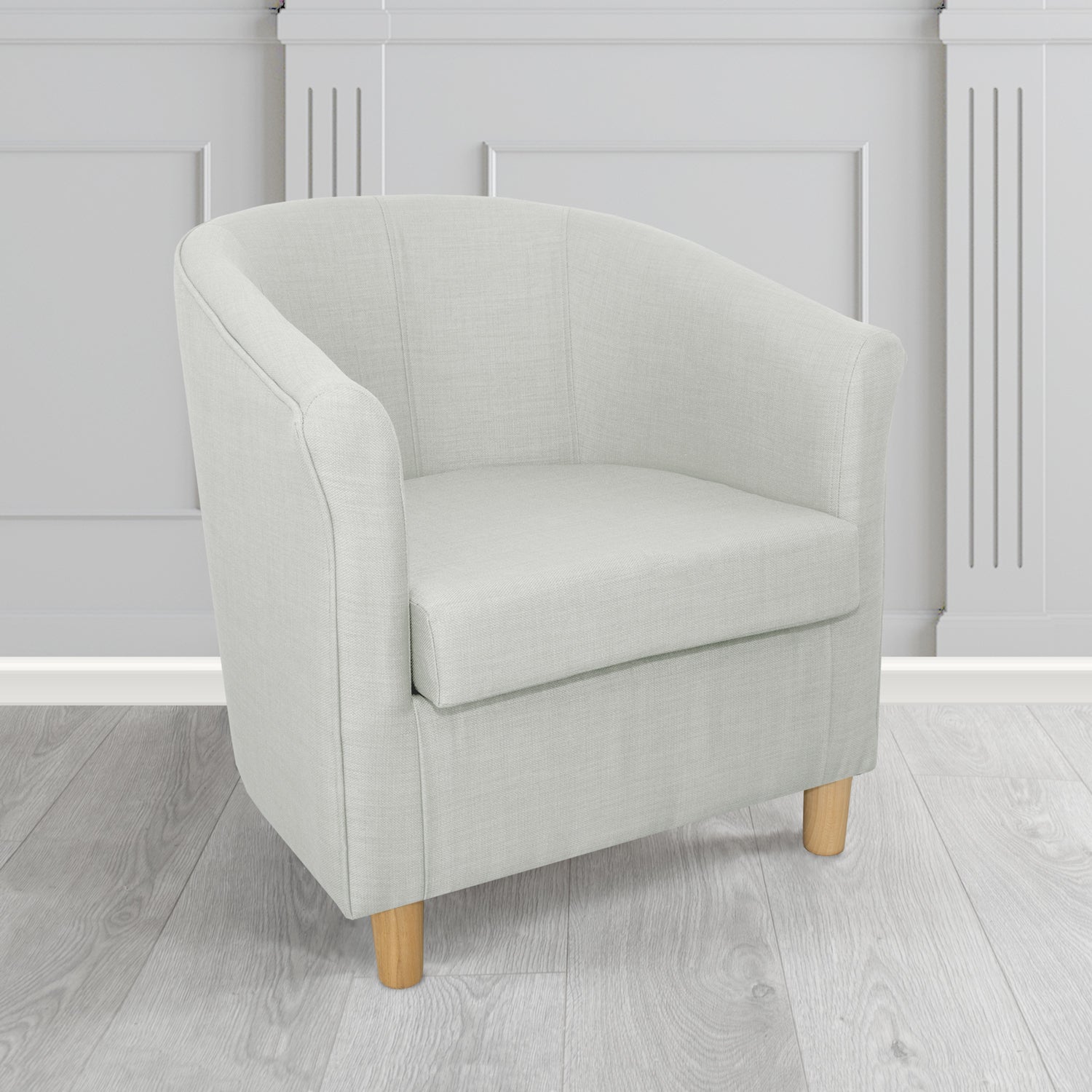 Tuscany Tub Chair in Romo Osumi Plain Cotton Blend Crib 5 Fabric