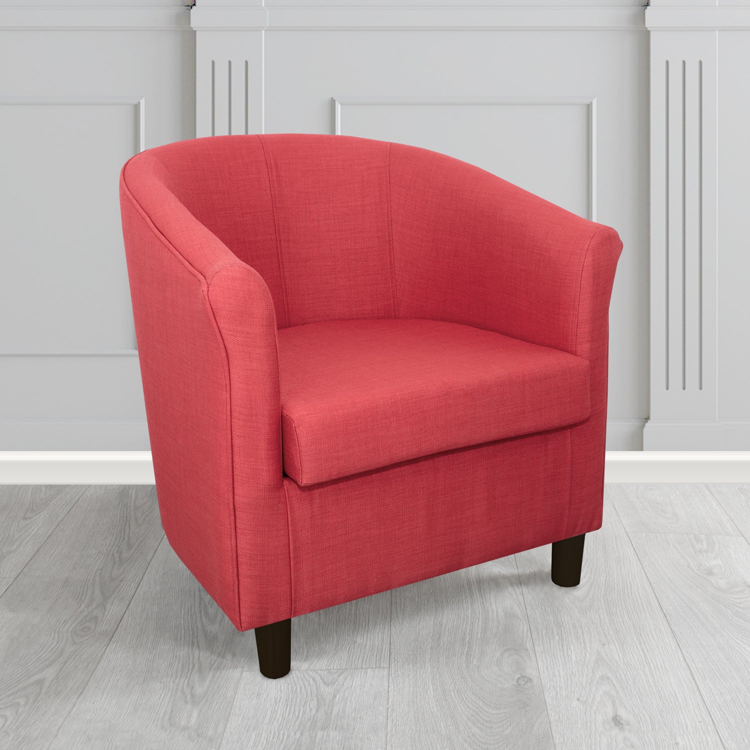 Tuscany Tub Chair in Romo Osumi Plain Cotton Blend Crib 5 Fabric