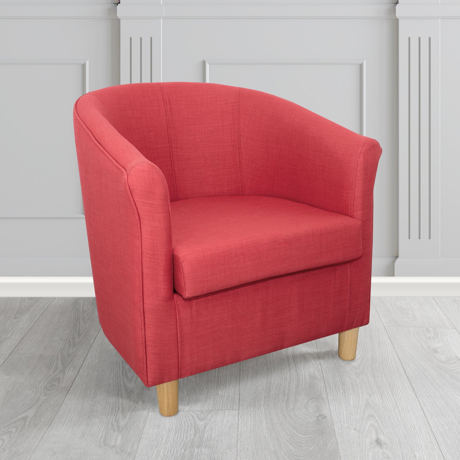 Tuscany Tub Chair in Romo Osumi Plain Cotton Blend Crib 5 Fabric