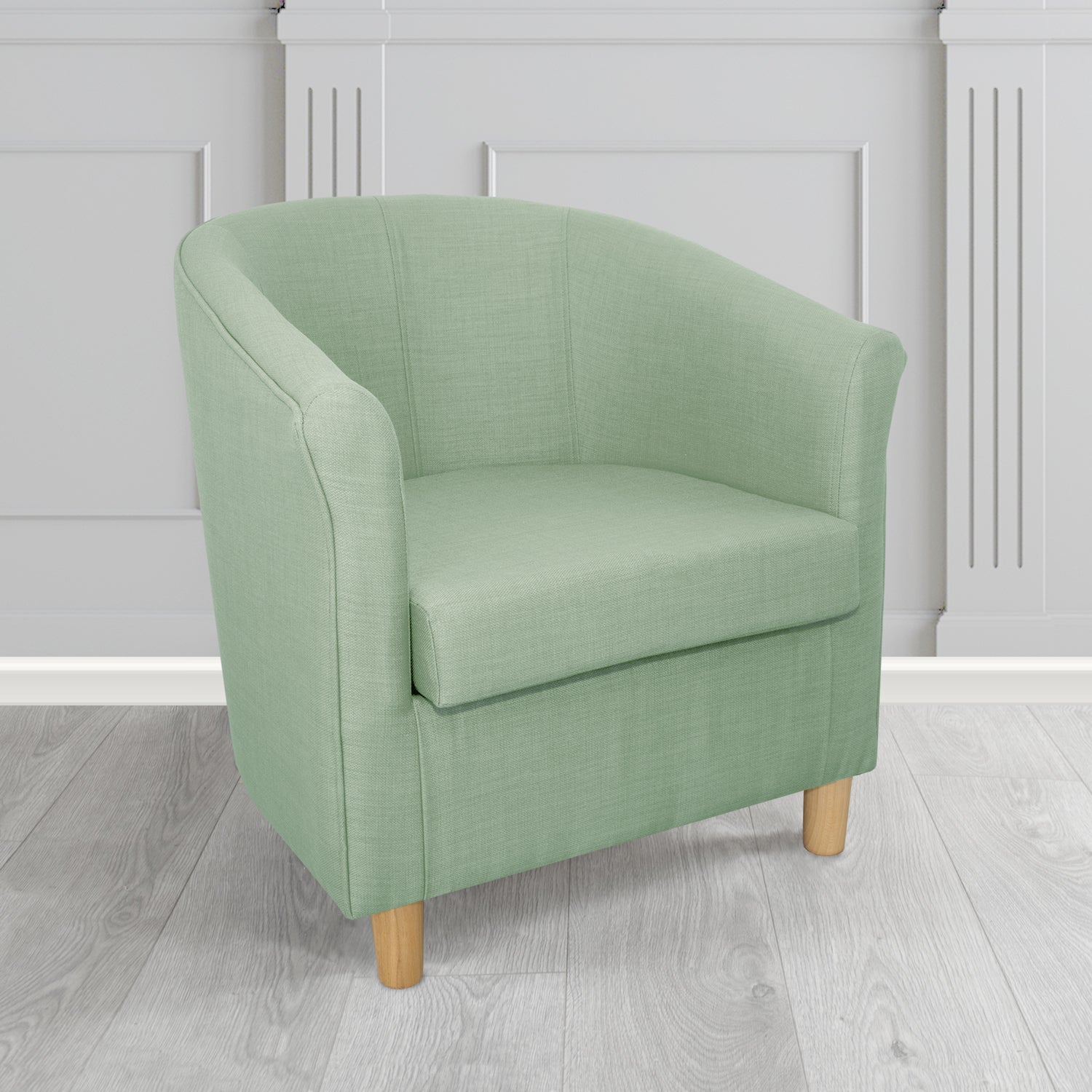 Tuscany Tub Chair in Romo Osumi Plain Cotton Blend Crib 5 Fabric