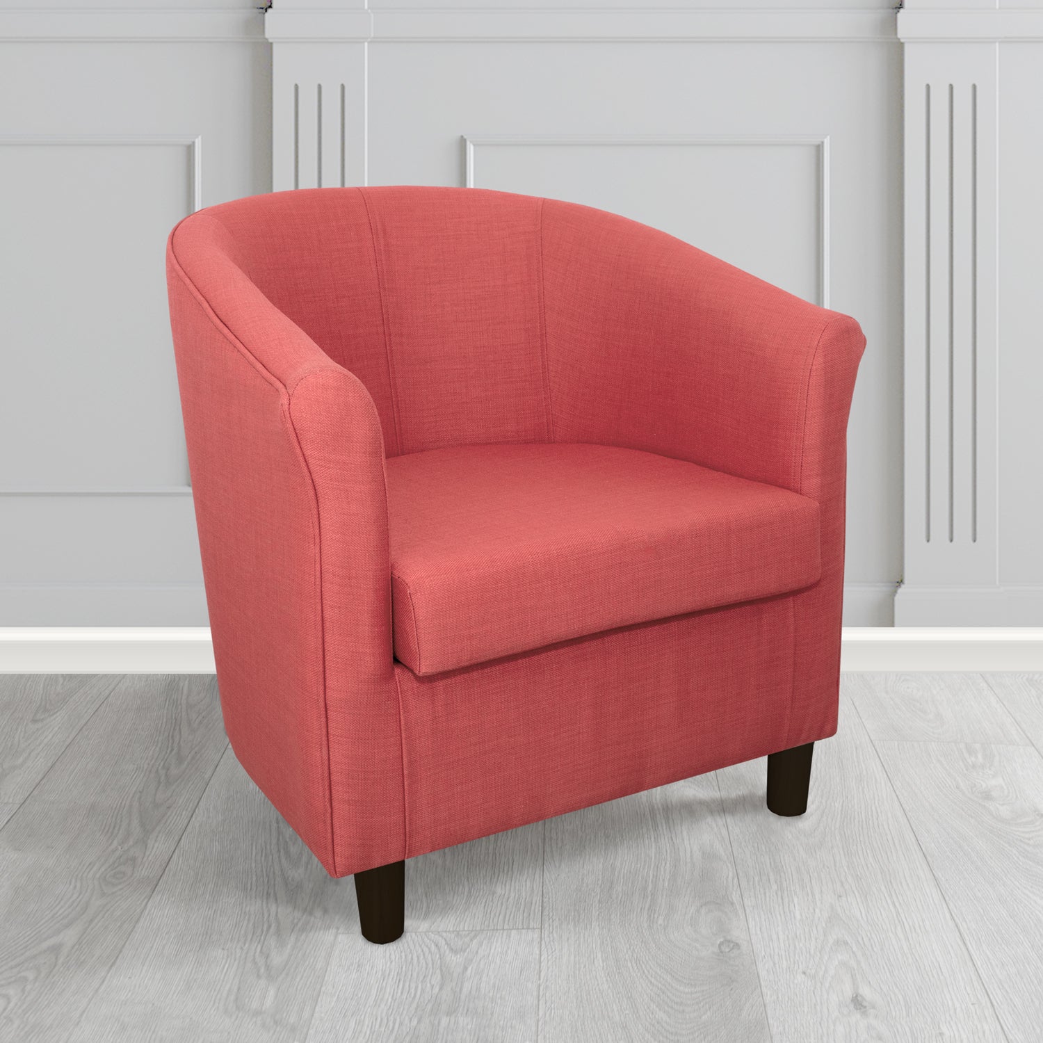 Tuscany Tub Chair in Romo Osumi Plain Cotton Blend Crib 5 Fabric