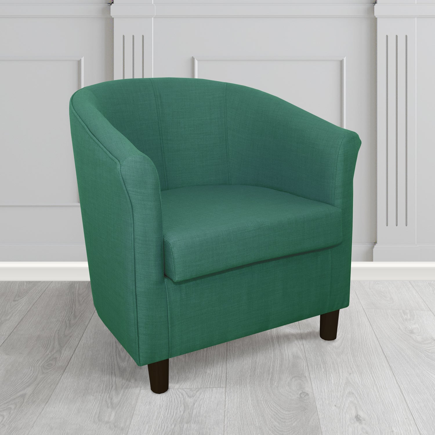 Tuscany Tub Chair in Romo Osumi Plain Cotton Blend Crib 5 Fabric