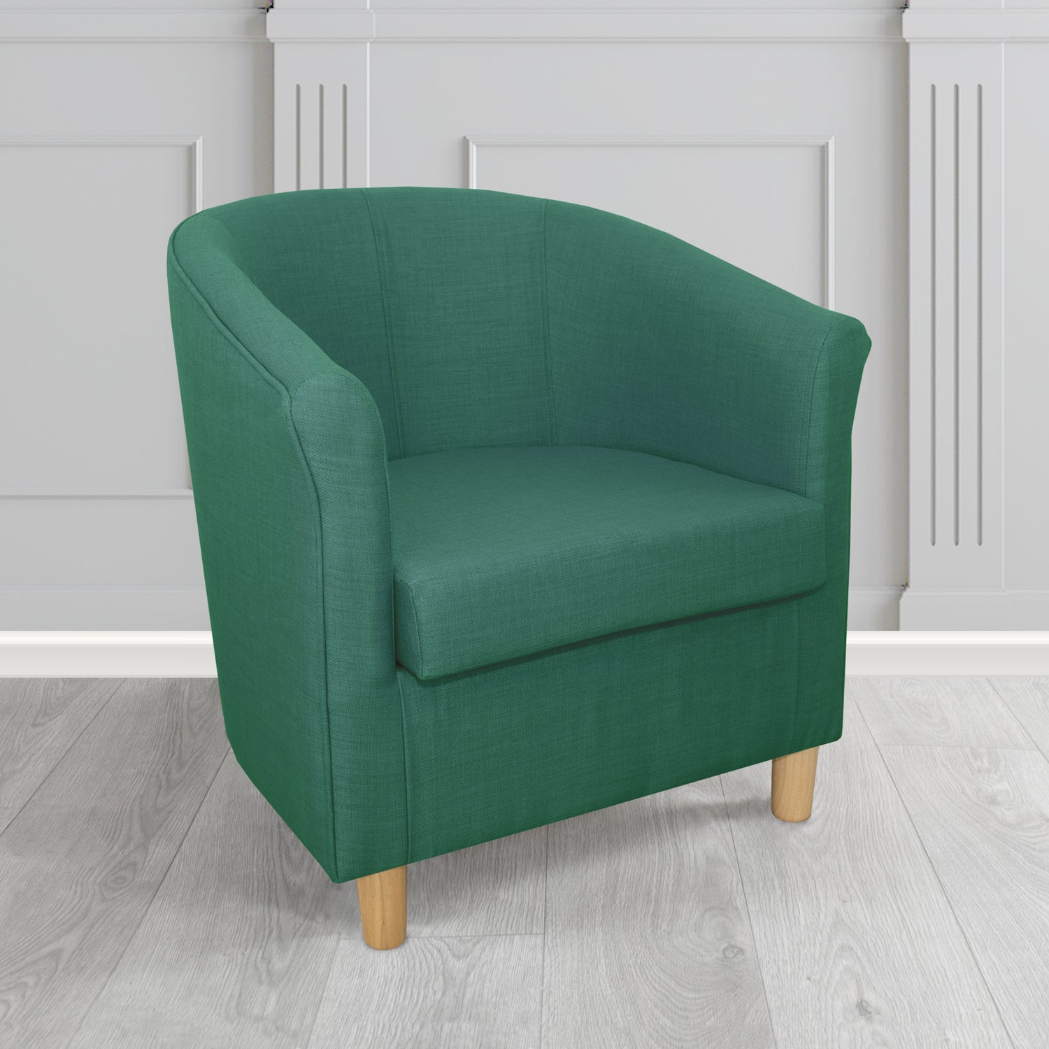 Tuscany Tub Chair in Romo Osumi Plain Cotton Blend Crib 5 Fabric
