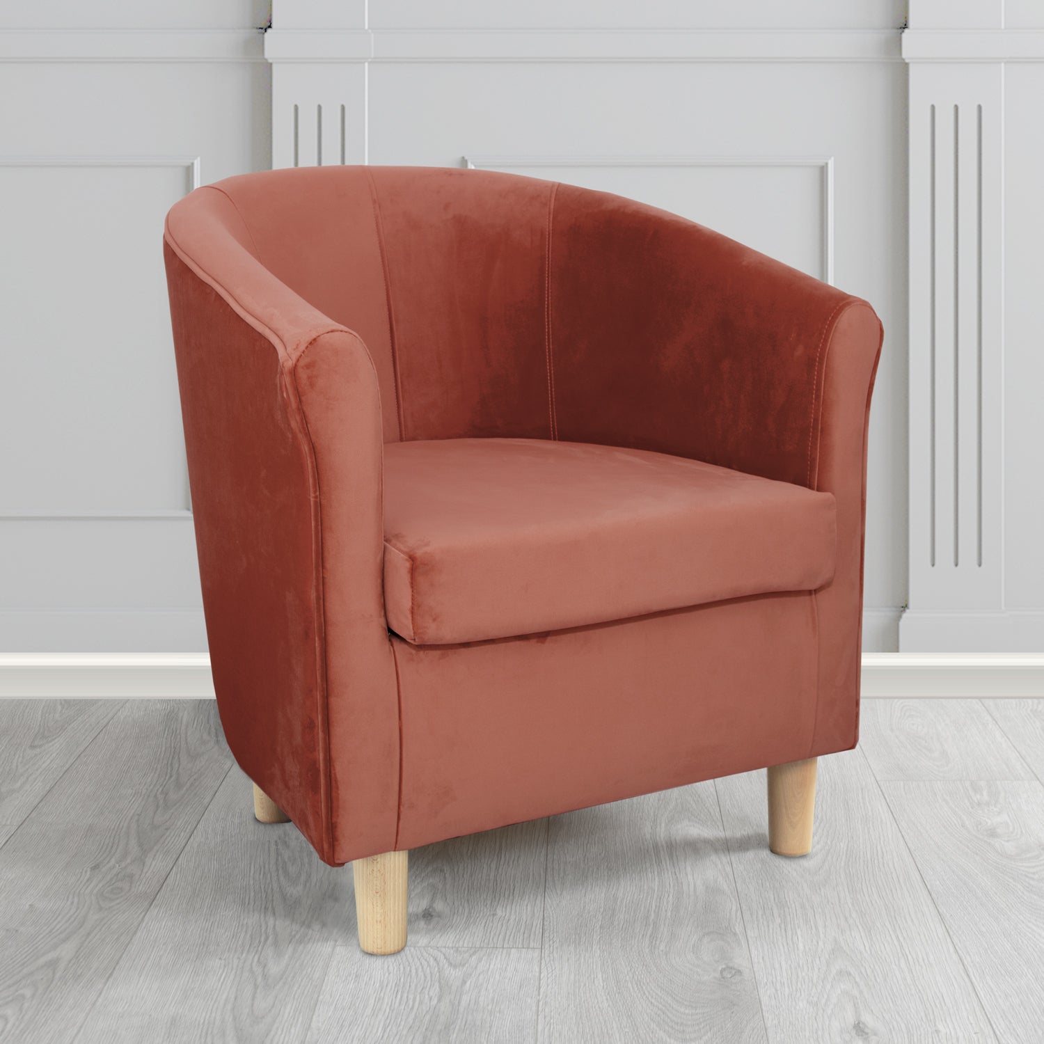 Tuscany Tub Chair in Sapore Velvet Fabric