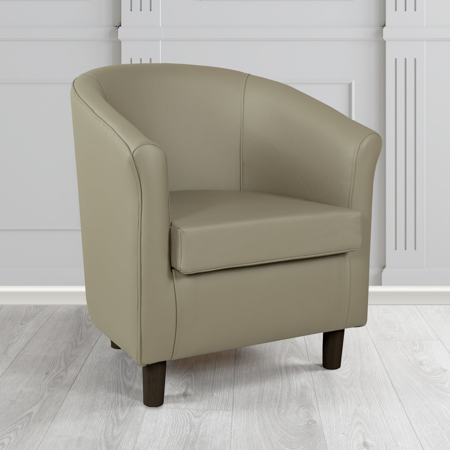 Tuscany Tub Chair in Crest Leather Shelly Crib 5 Genuine Leather