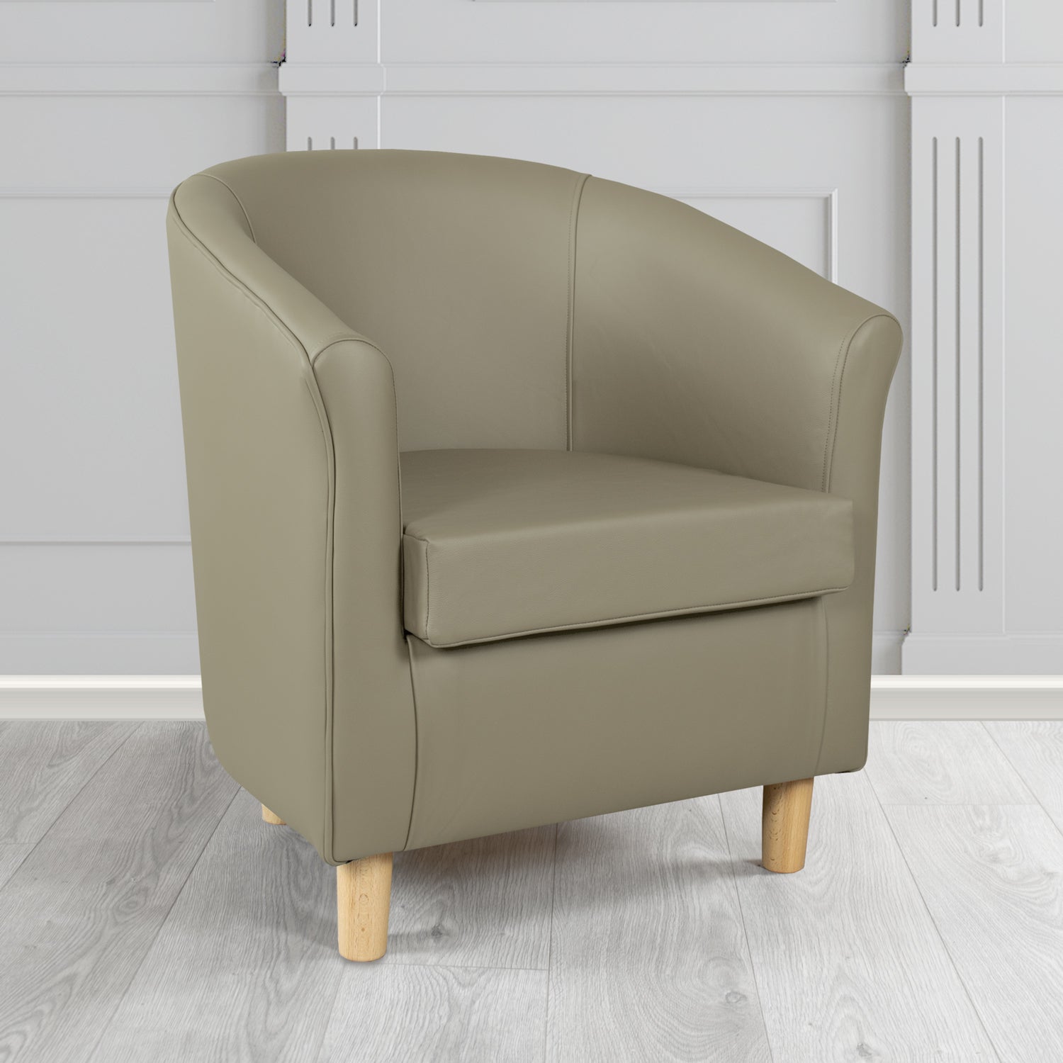 Tuscany Tub Chair in Crest Leather Shelly Crib 5 Genuine Leather