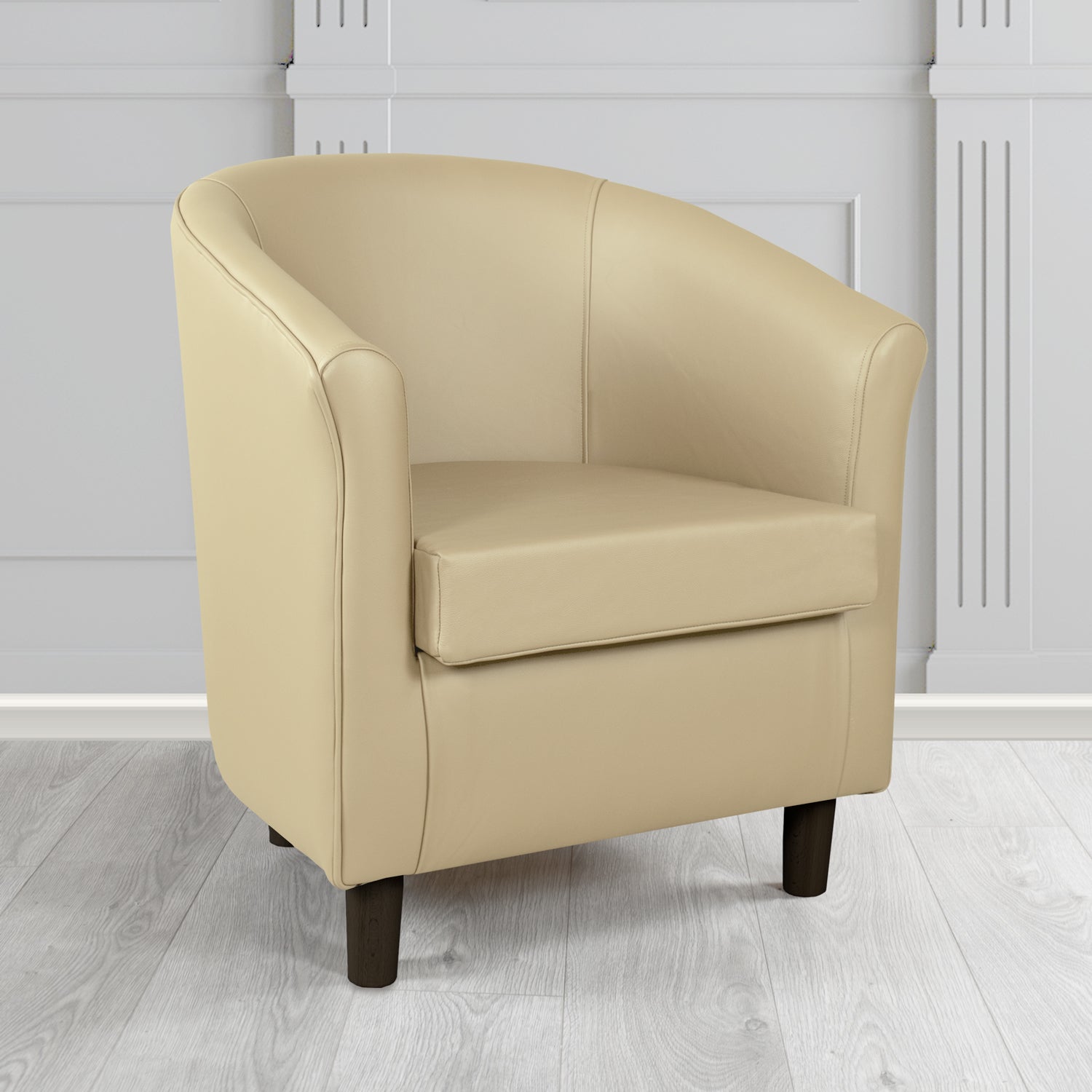 Tuscany Tub Chair in Crest Leather Shelly Crib 5 Genuine Leather