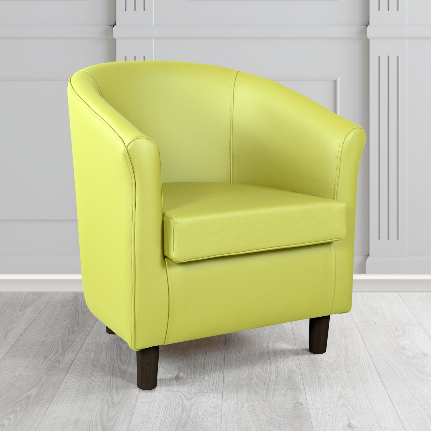 Tuscany Tub Chair in Crest Leather Shelly Crib 5 Genuine Leather