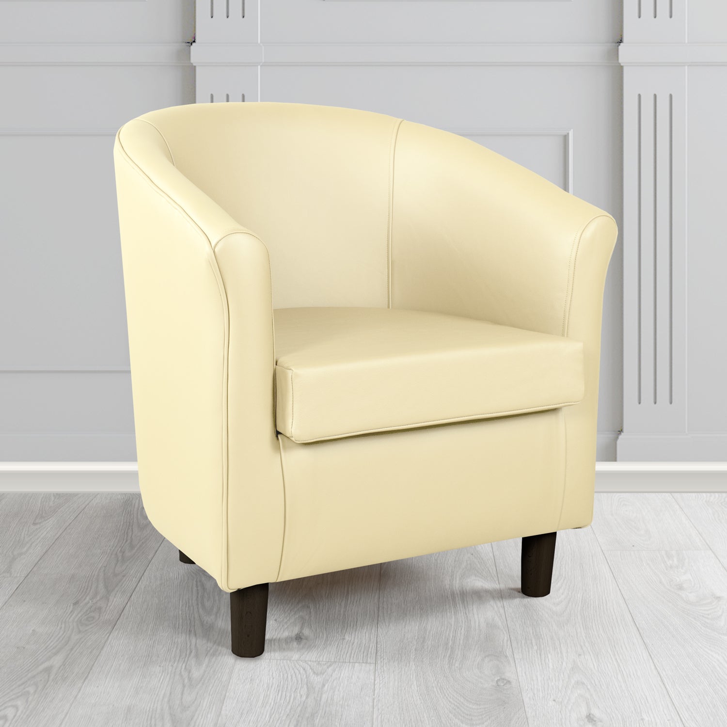 Tuscany Tub Chair in Crest Leather Shelly Crib 5 Genuine Leather