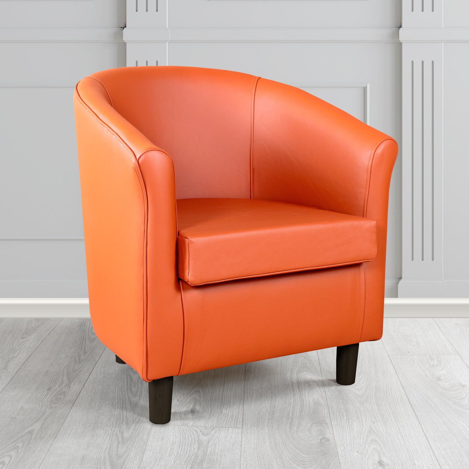 Tuscany Tub Chair in Crest Leather Shelly Crib 5 Genuine Leather