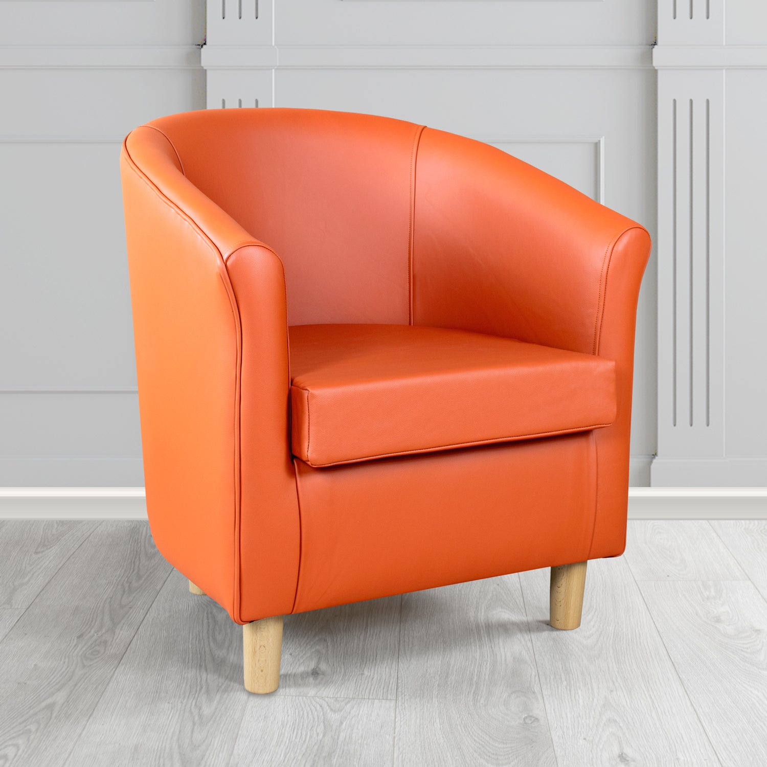 Tuscany Tub Chair in Crest Leather Shelly Crib 5 Genuine Leather