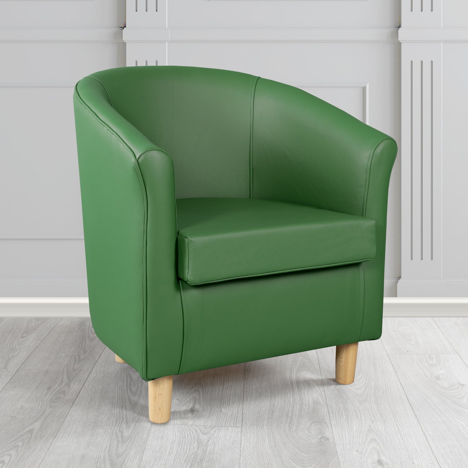 Tuscany Tub Chair in Crest Leather Shelly Crib 5 Genuine Leather