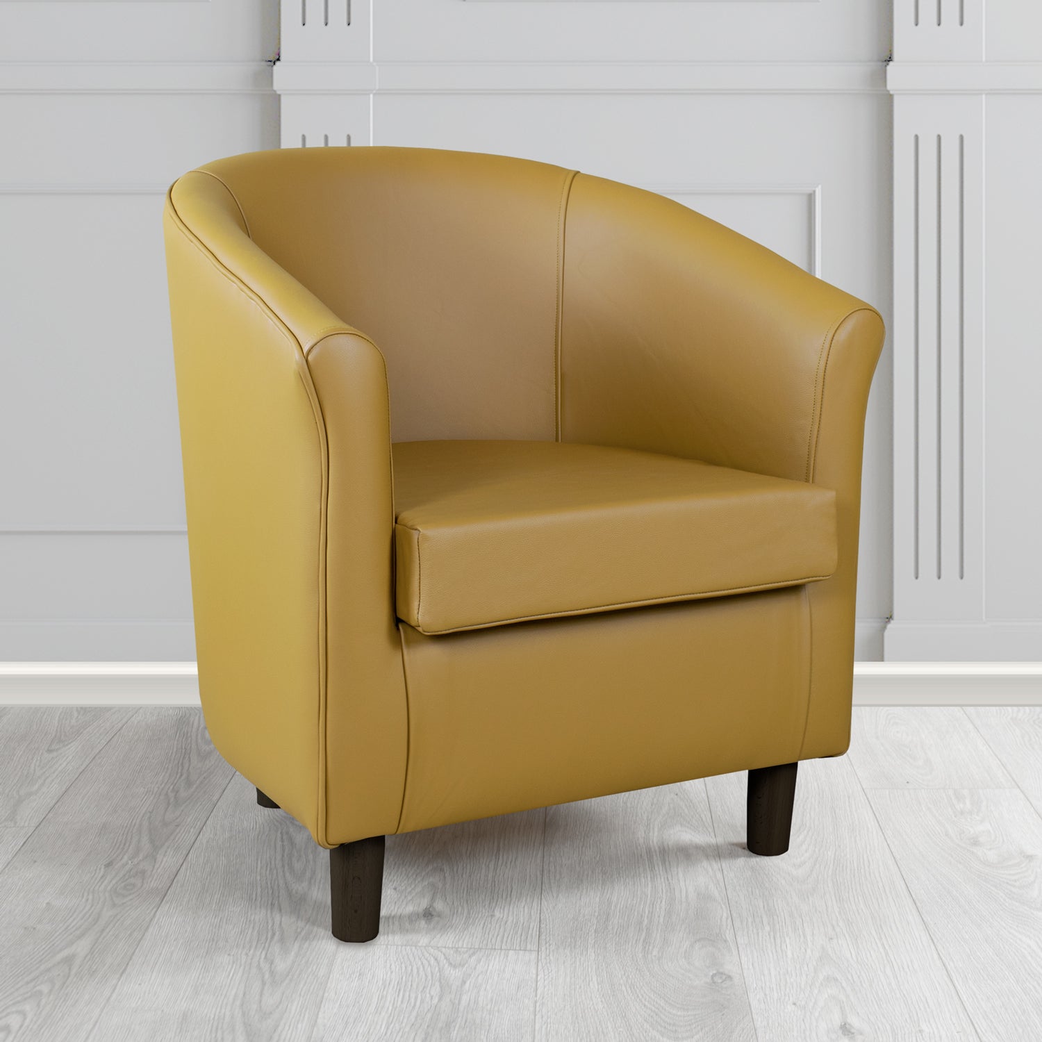 Tuscany Tub Chair in Crest Leather Shelly Crib 5 Genuine Leather