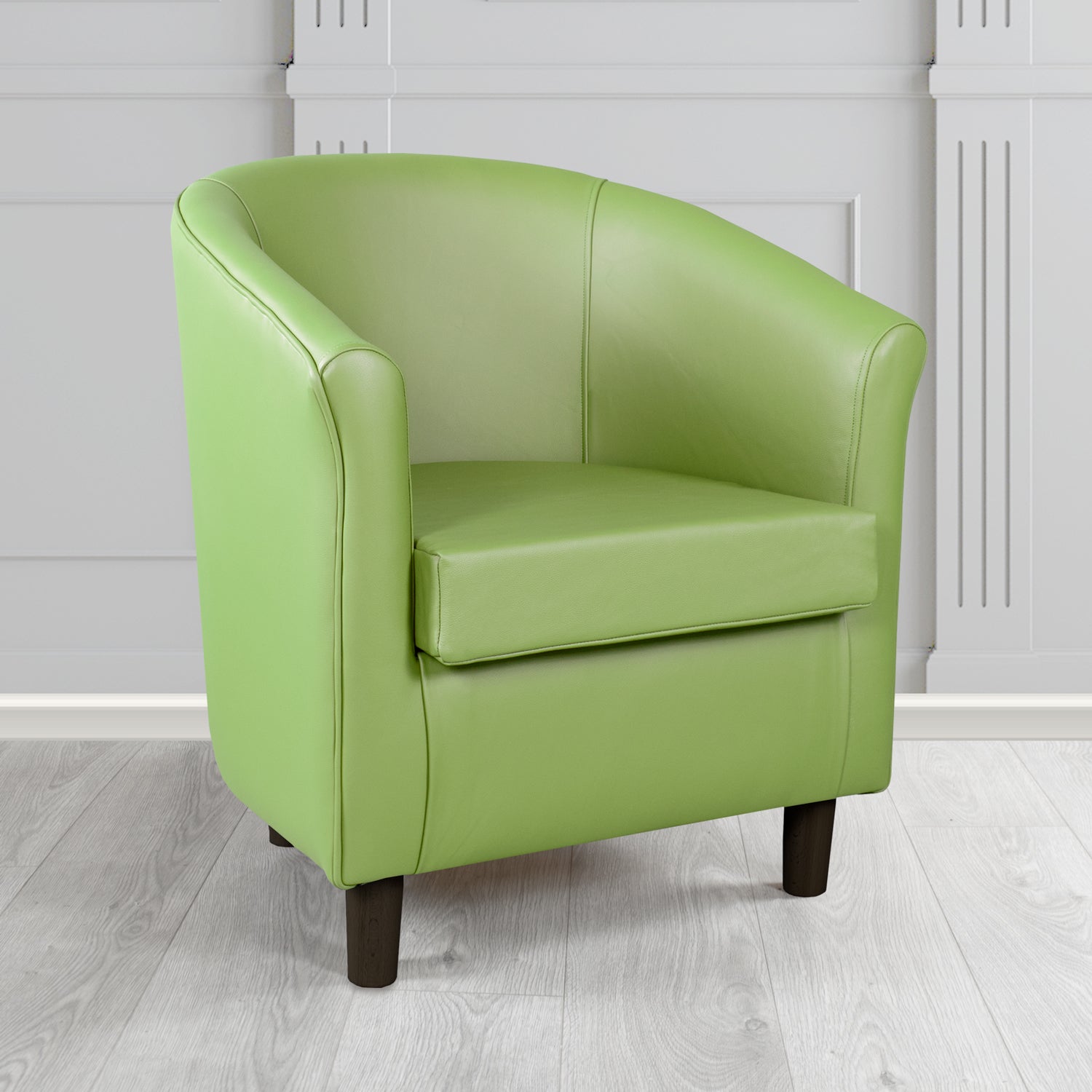 Tuscany Tub Chair in Crest Leather Shelly Crib 5 Genuine Leather