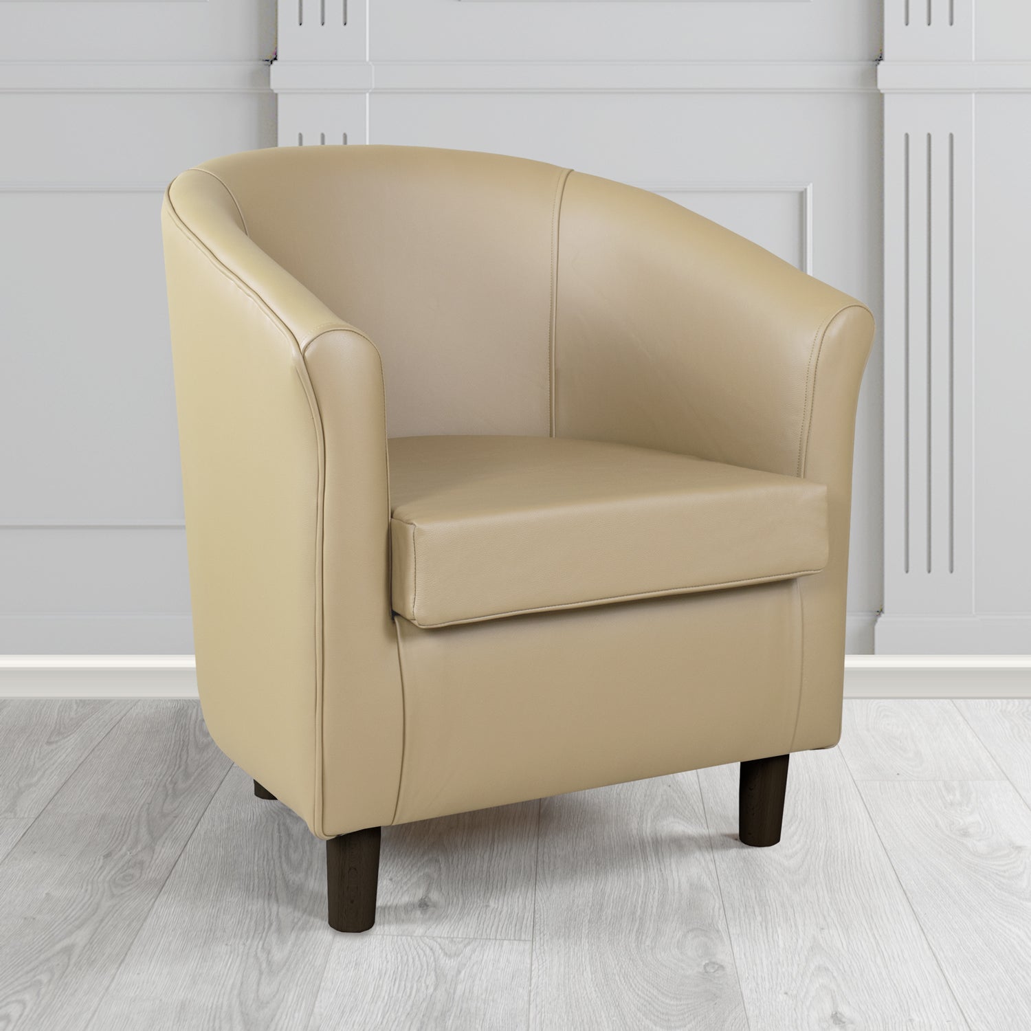 Tuscany Tub Chair in Crest Leather Shelly Crib 5 Genuine Leather