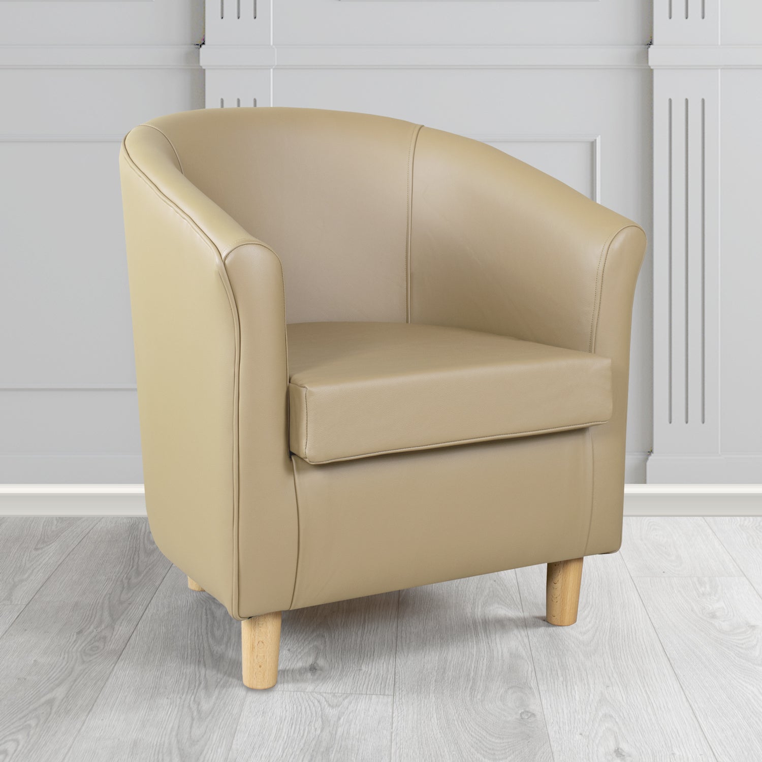 Tuscany Tub Chair in Crest Leather Shelly Crib 5 Genuine Leather