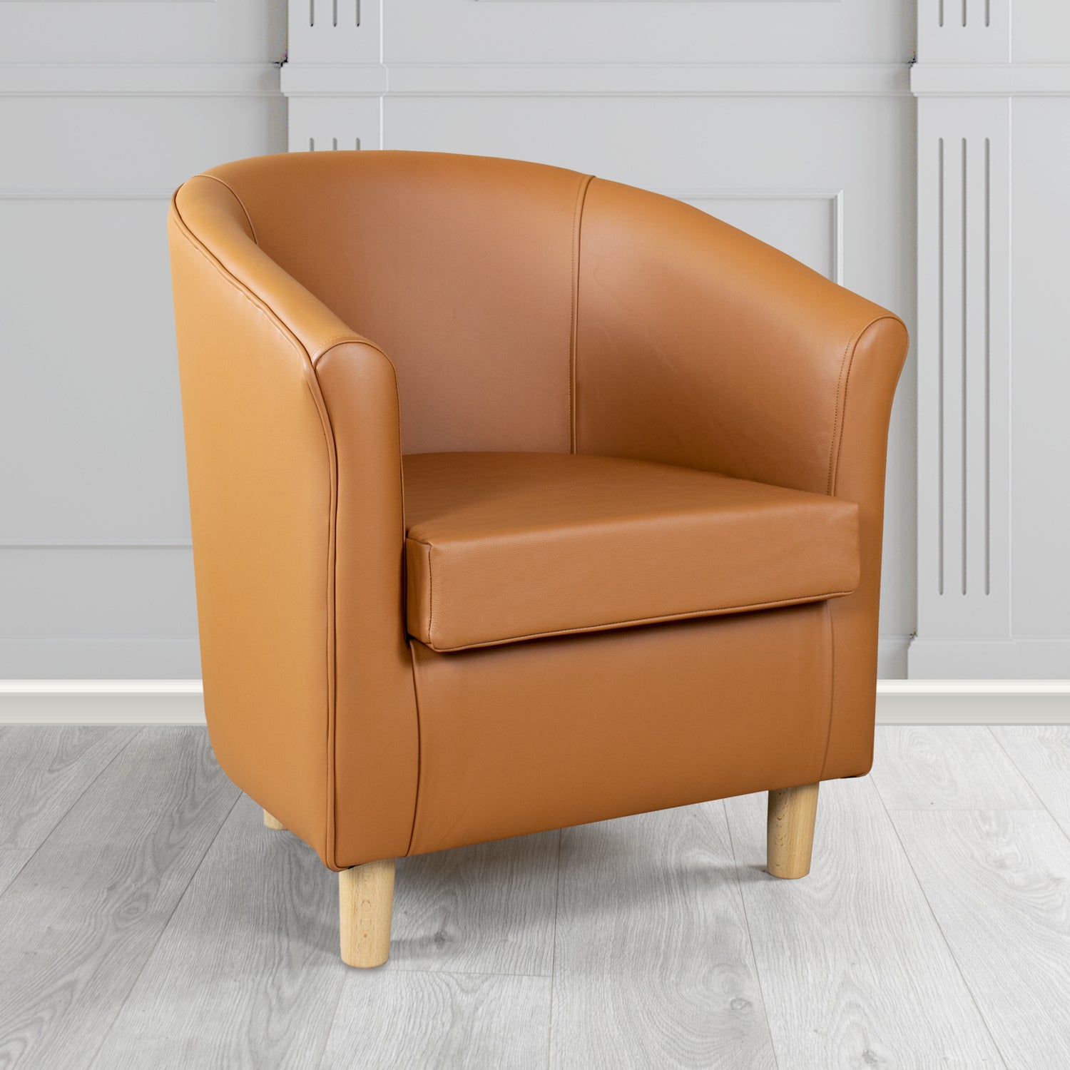 Tuscany Tub Chair in Crest Leather Shelly Crib 5 Genuine Leather