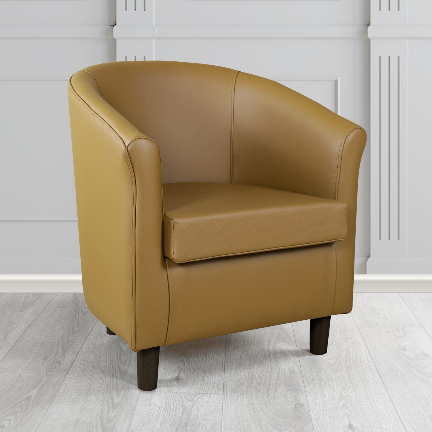 Tuscany Tub Chair in Crest Leather Shelly Crib 5 Genuine Leather
