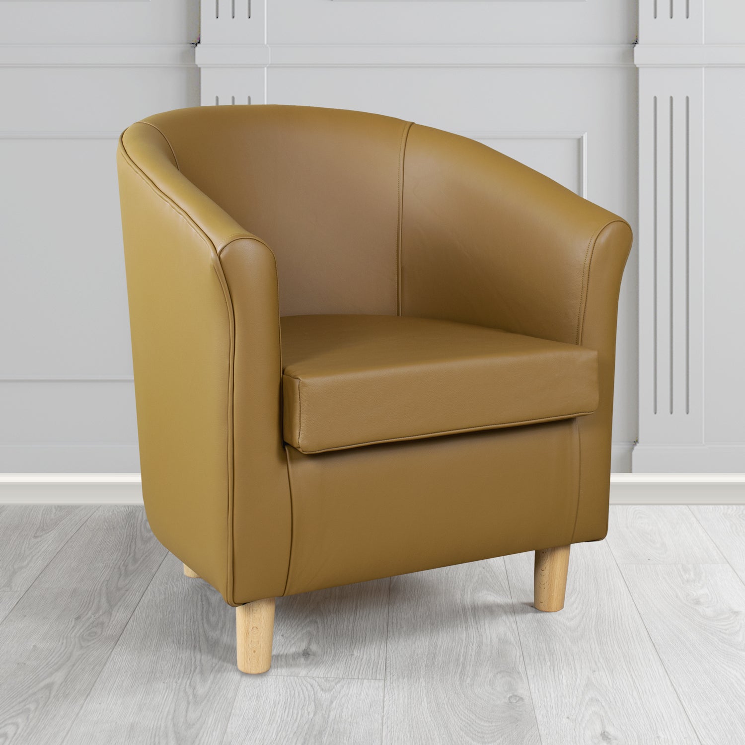 Tuscany Tub Chair in Crest Leather Shelly Crib 5 Genuine Leather