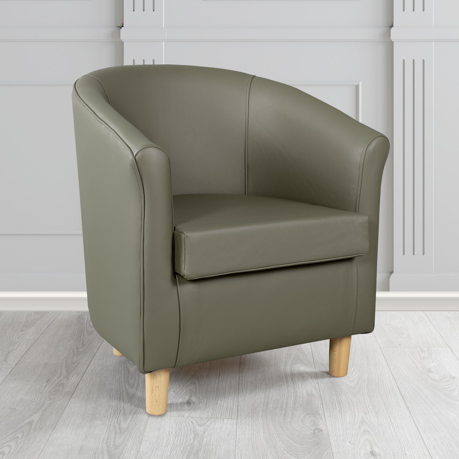 Tuscany Tub Chair in Crest Leather Shelly Crib 5 Genuine Leather