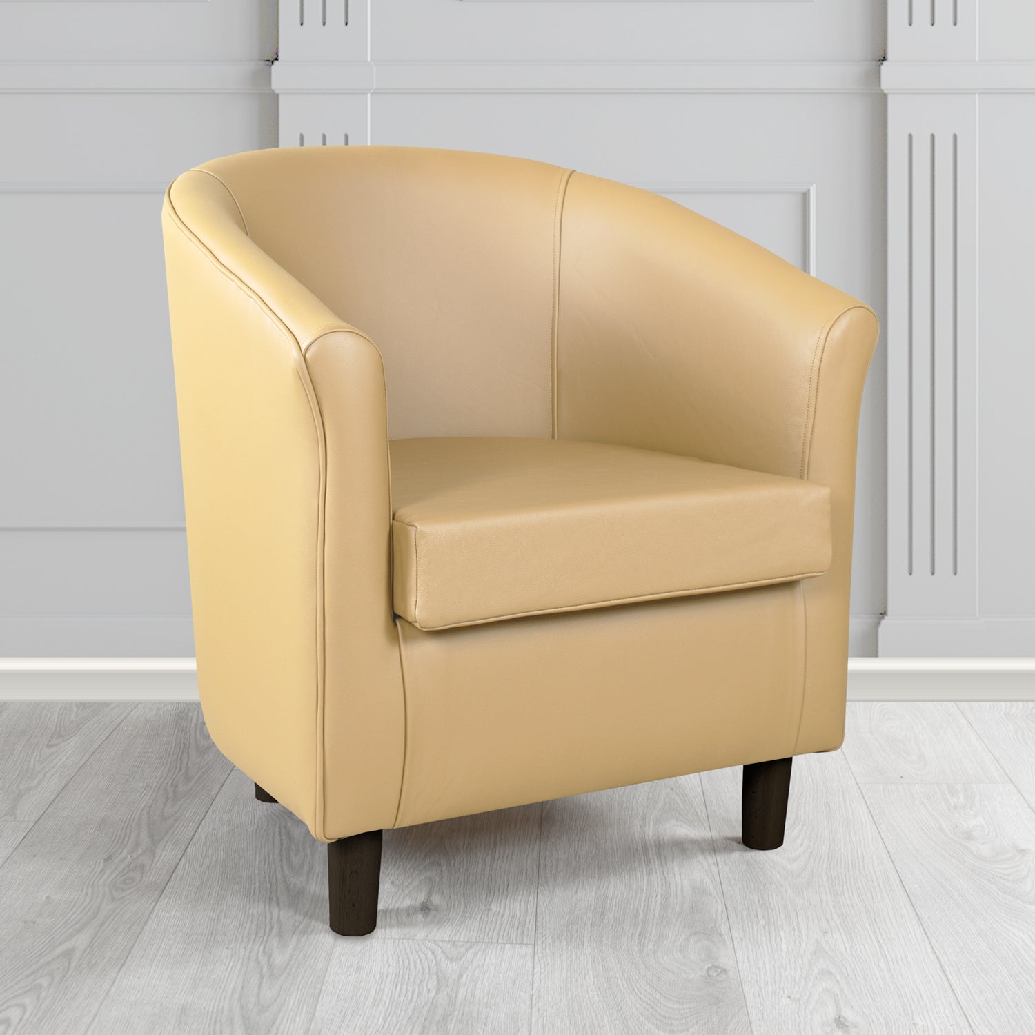 Tuscany Tub Chair in Crest Leather Shelly Crib 5 Genuine Leather