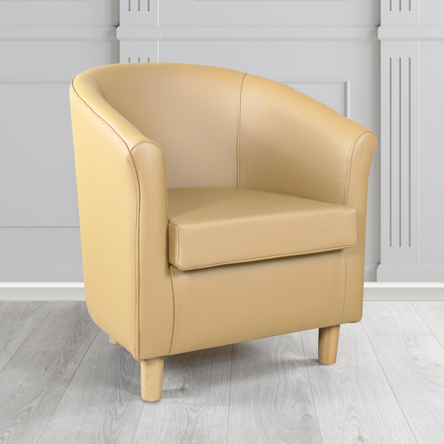 Tuscany Tub Chair in Crest Leather Shelly Crib 5 Genuine Leather