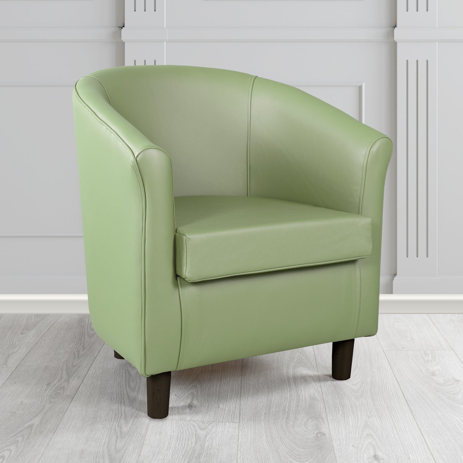Tuscany Tub Chair in Crest Leather Shelly Crib 5 Genuine Leather